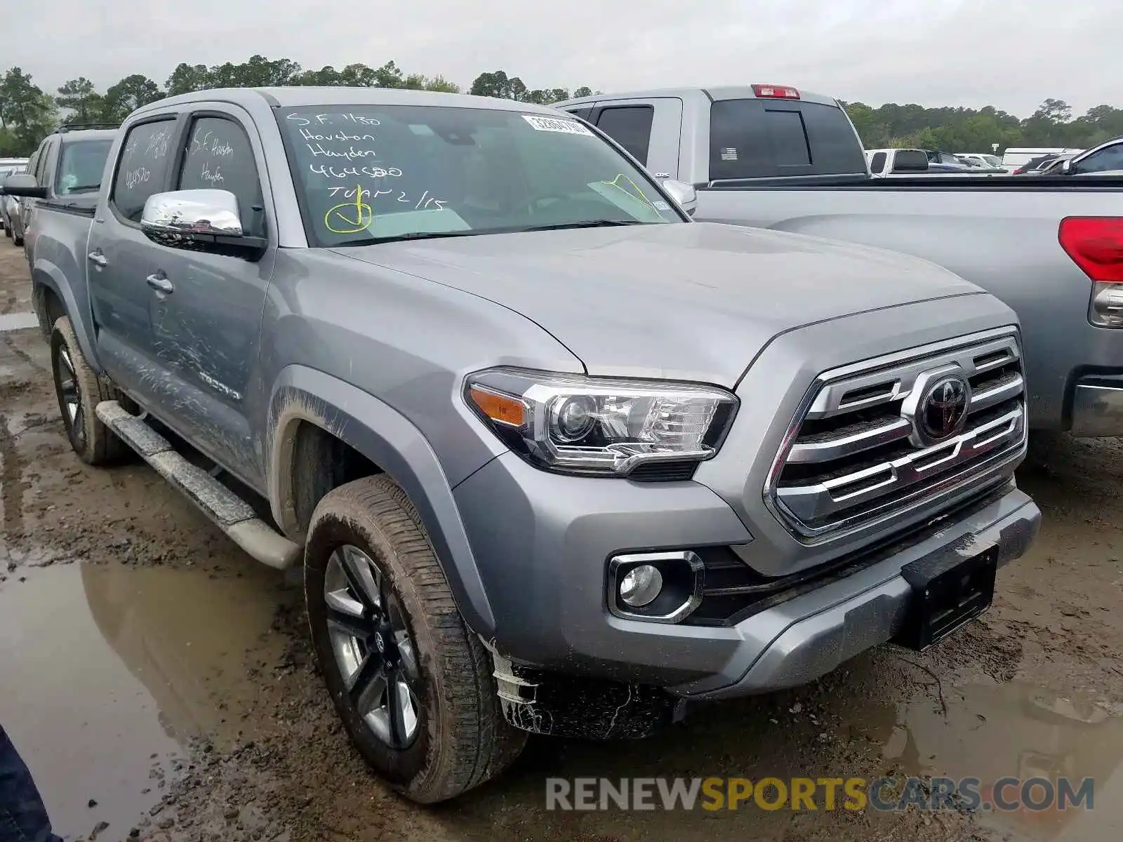 1 Photograph of a damaged car 5TFGZ5AN5KX197429 TOYOTA TACOMA 2019