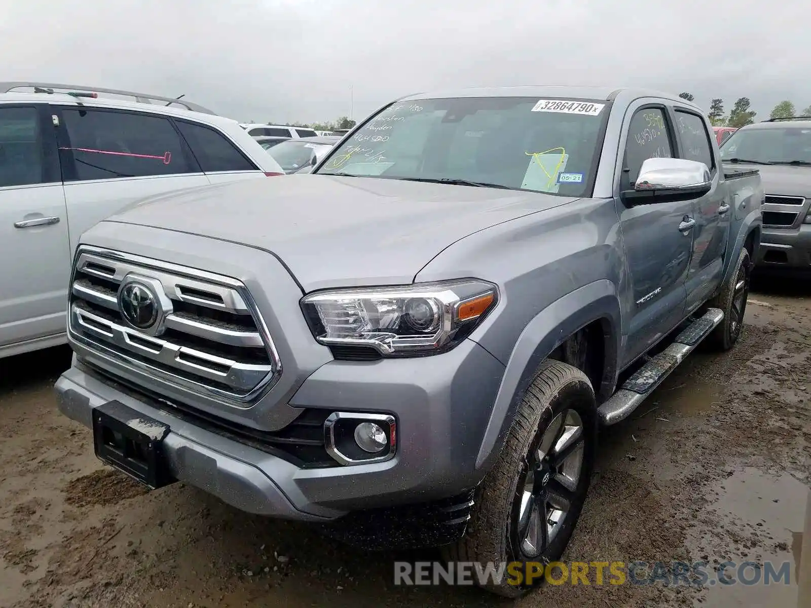 2 Photograph of a damaged car 5TFGZ5AN5KX197429 TOYOTA TACOMA 2019