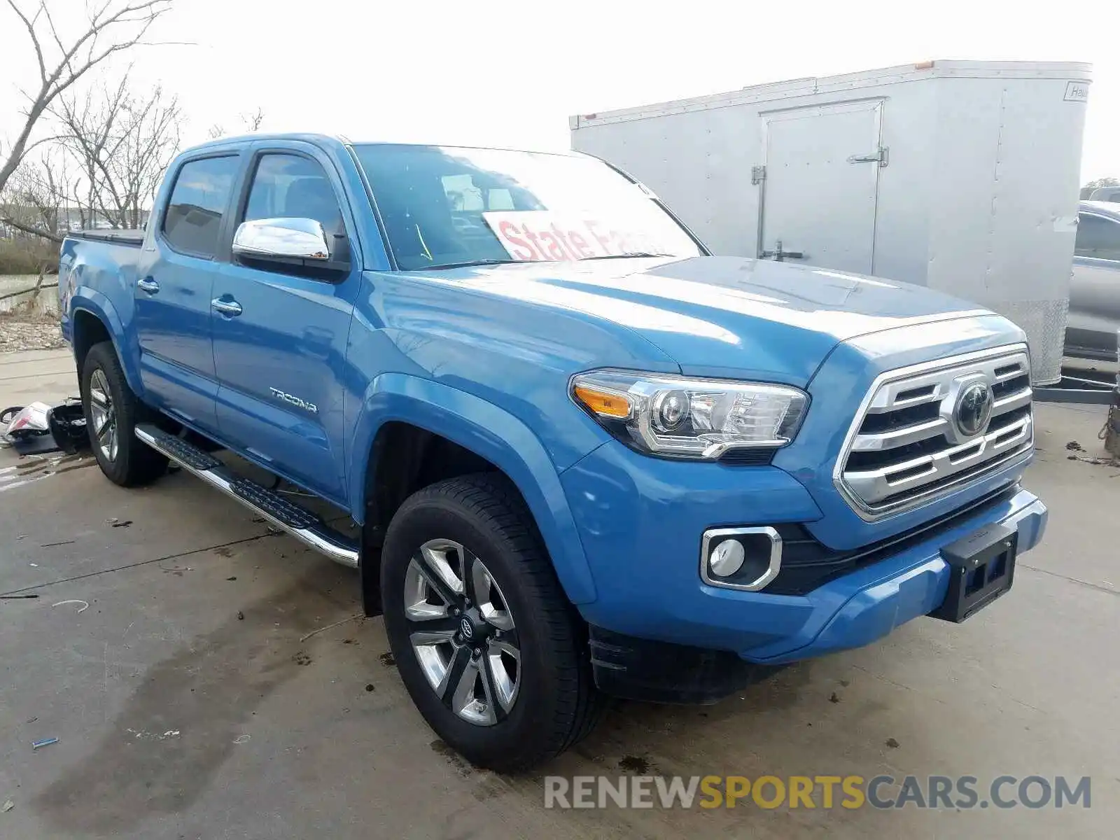 1 Photograph of a damaged car 5TFGZ5AN9KX211607 TOYOTA TACOMA 2019