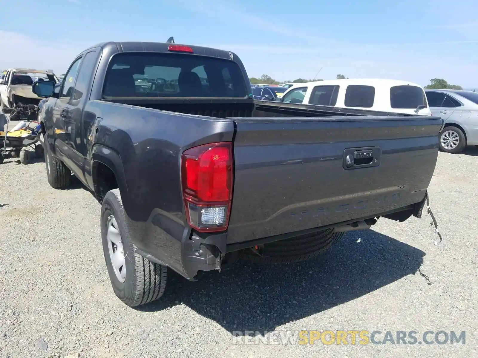 3 Photograph of a damaged car 5TFRX5GN0KX133305 TOYOTA TACOMA 2019