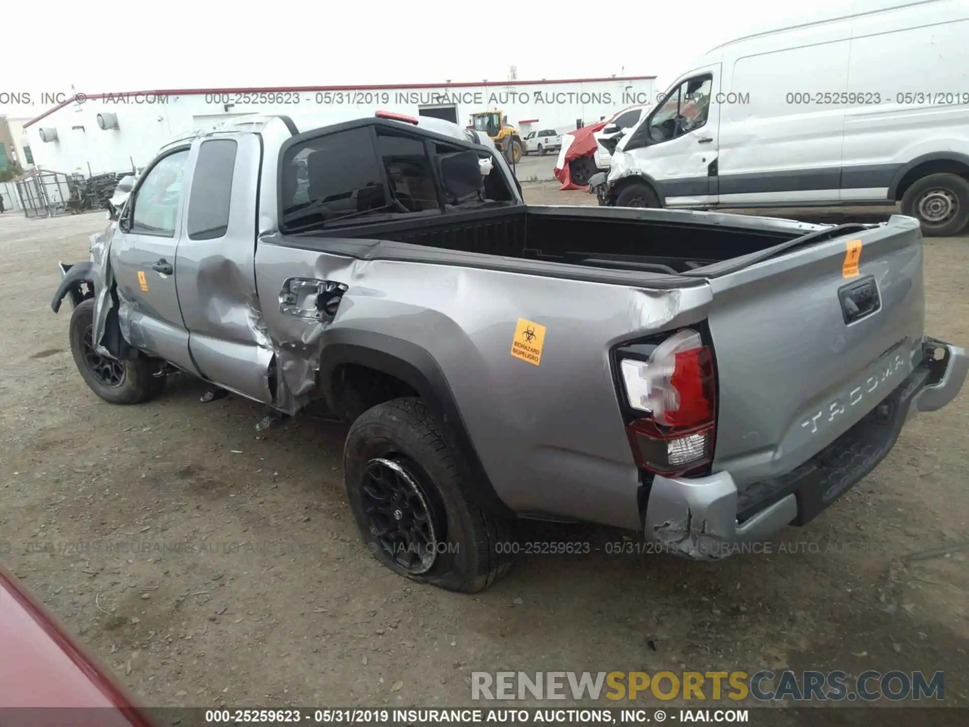 3 Photograph of a damaged car 5TFRX5GN0KX137743 TOYOTA TACOMA 2019