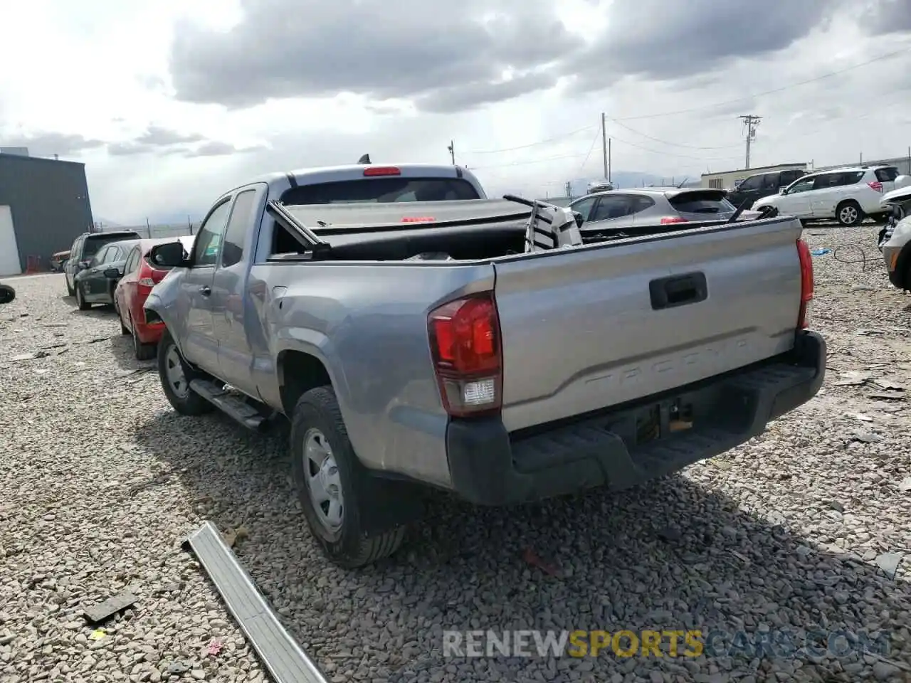 3 Photograph of a damaged car 5TFRX5GN0KX139413 TOYOTA TACOMA 2019