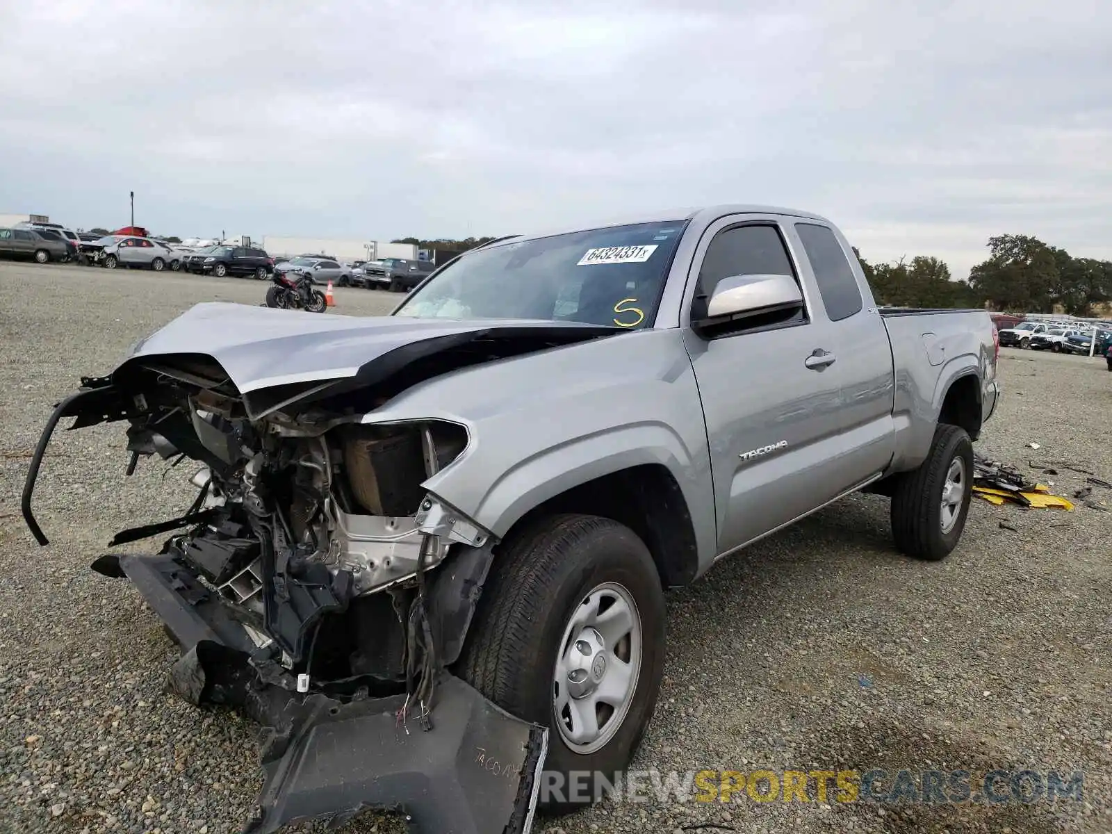 2 Фотография поврежденного автомобиля 5TFRX5GN0KX140450 TOYOTA TACOMA 2019