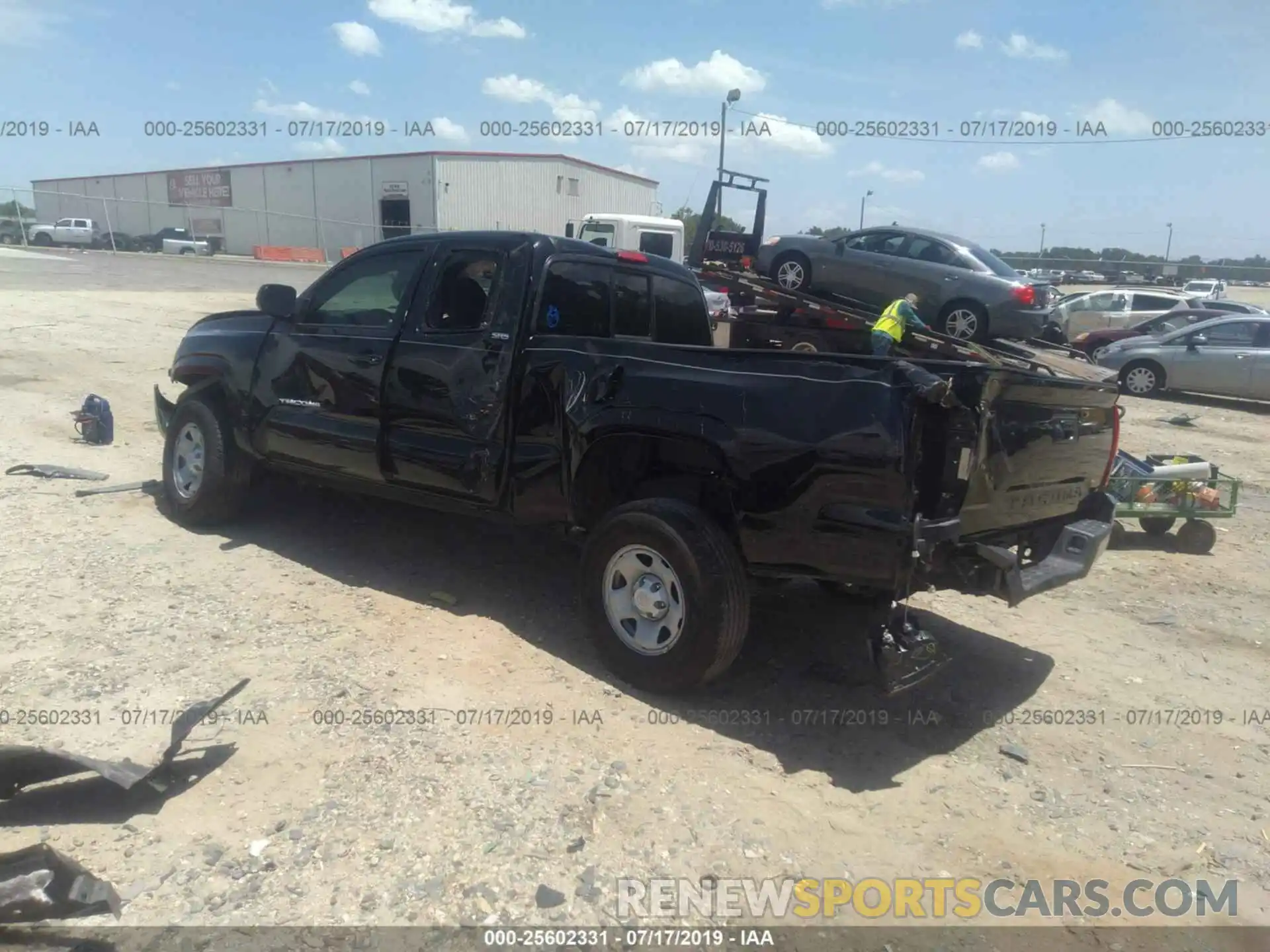 3 Photograph of a damaged car 5TFRX5GN0KX144790 TOYOTA TACOMA 2019