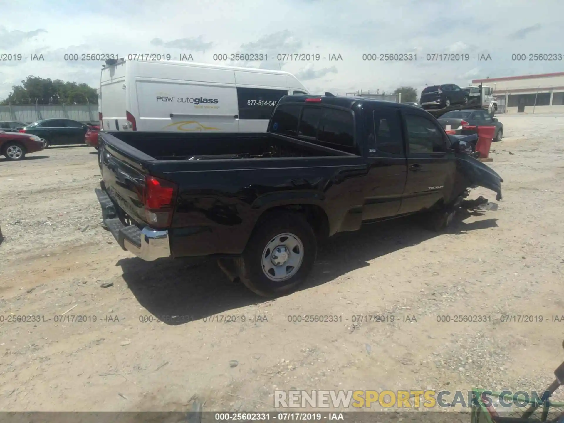 4 Photograph of a damaged car 5TFRX5GN0KX144790 TOYOTA TACOMA 2019