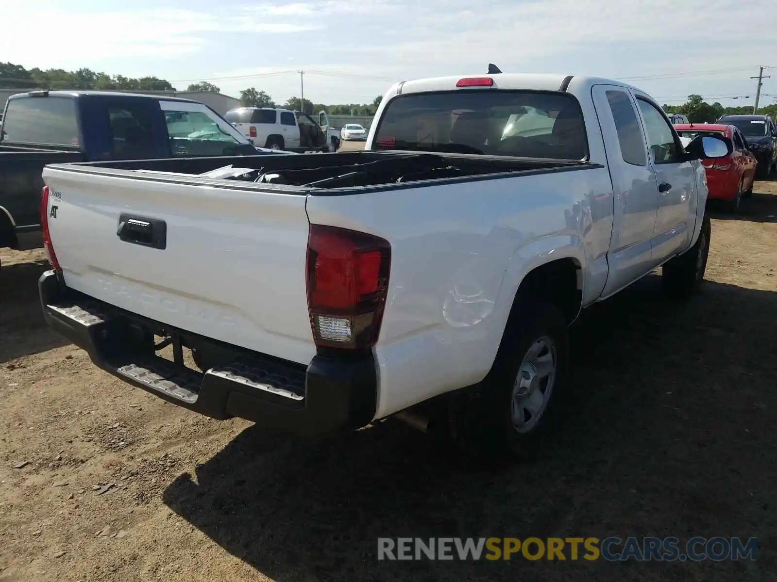 4 Photograph of a damaged car 5TFRX5GN0KX145101 TOYOTA TACOMA 2019