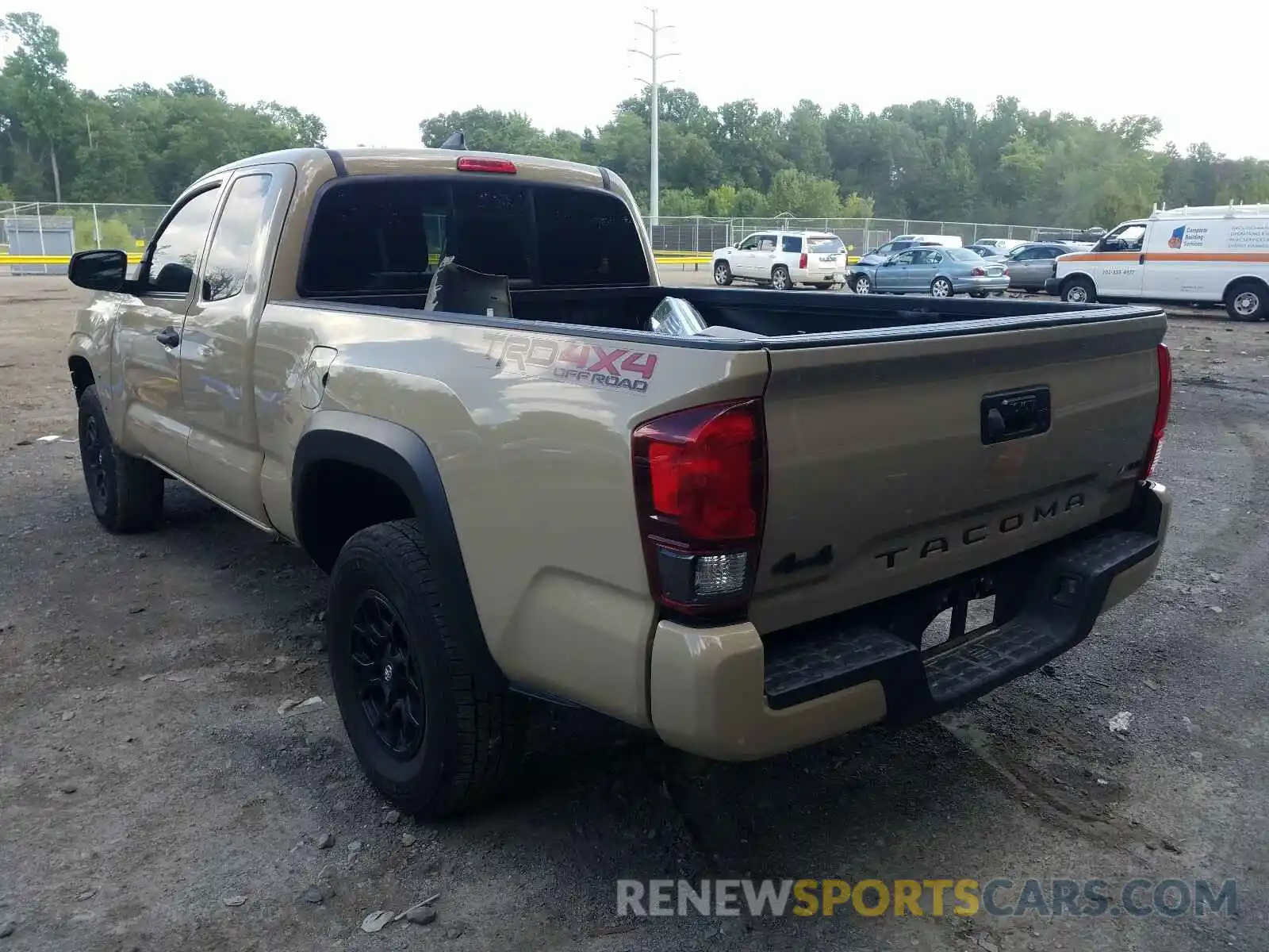 3 Photograph of a damaged car 5TFRX5GN0KX151240 TOYOTA TACOMA 2019