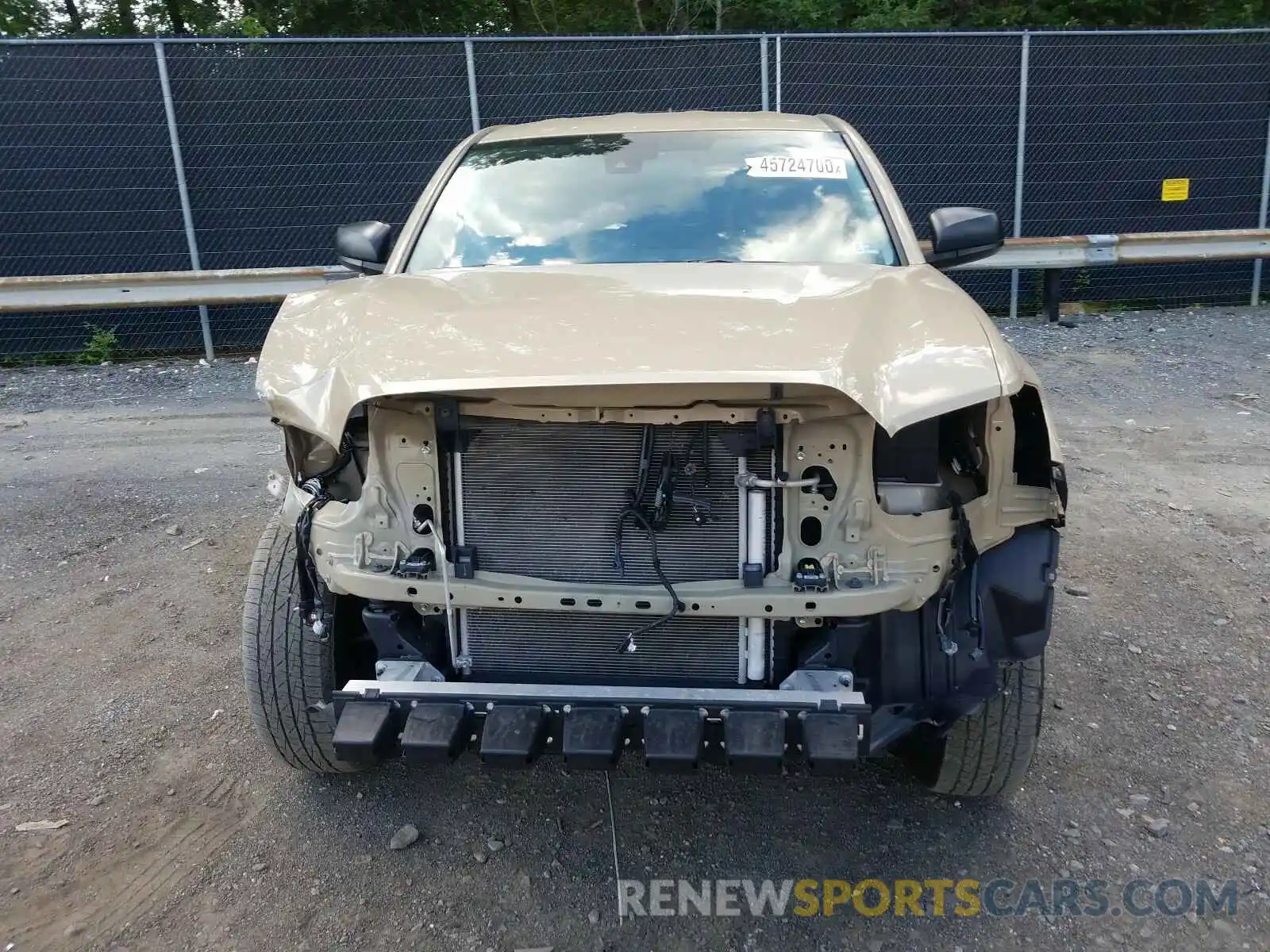 9 Photograph of a damaged car 5TFRX5GN0KX151240 TOYOTA TACOMA 2019