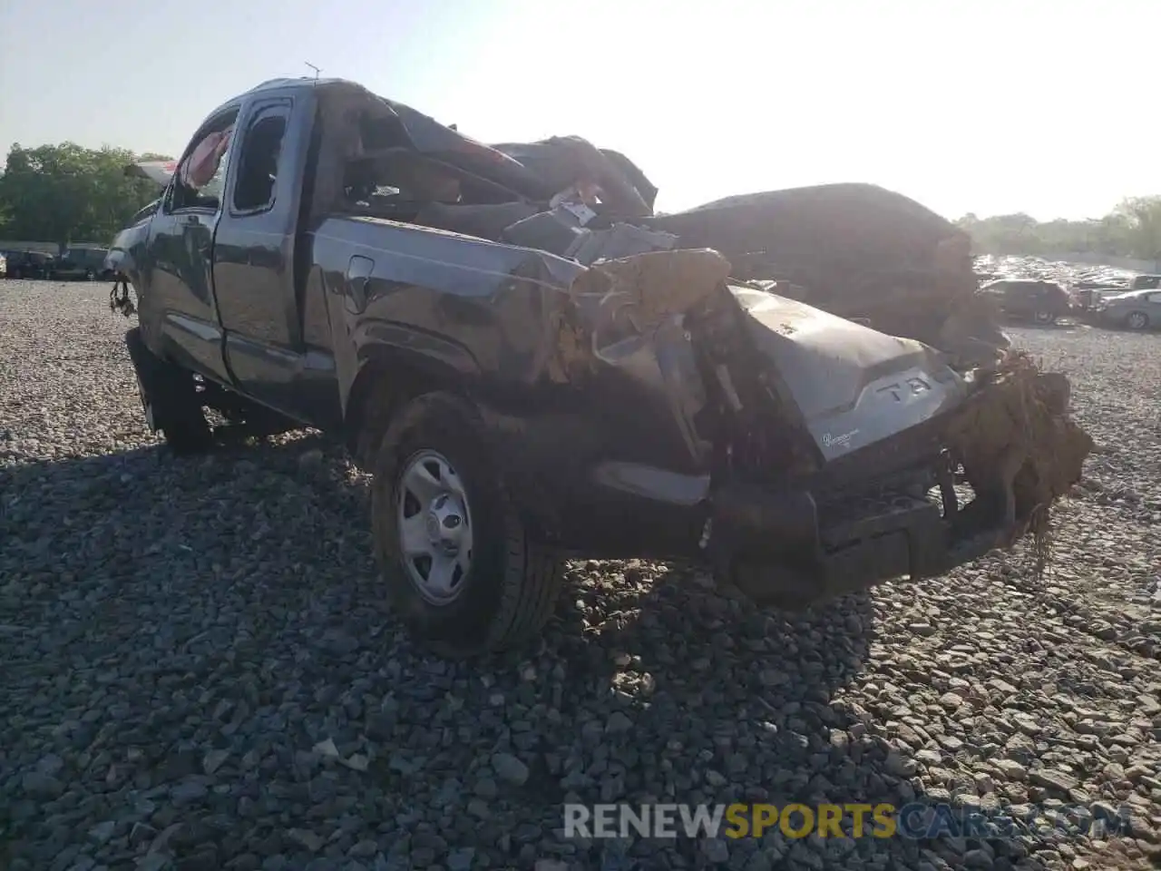 3 Photograph of a damaged car 5TFRX5GN0KX152730 TOYOTA TACOMA 2019