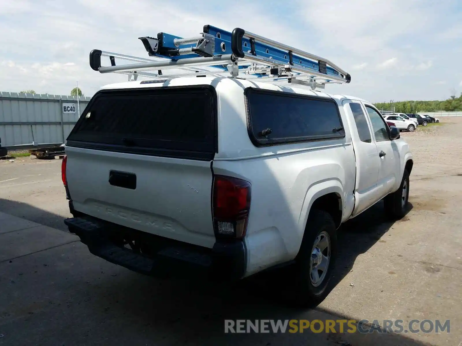 4 Photograph of a damaged car 5TFRX5GN0KX152968 TOYOTA TACOMA 2019