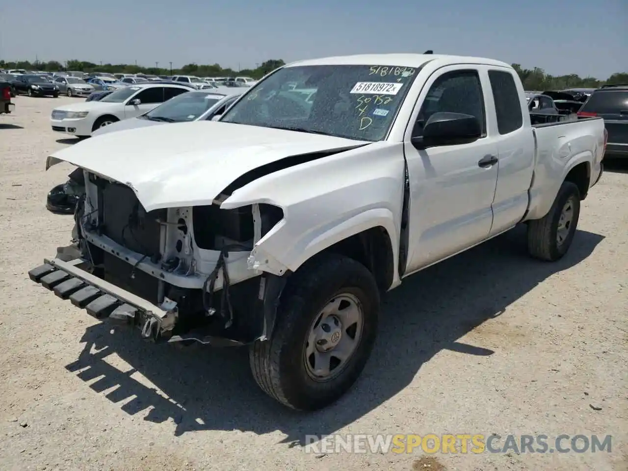 2 Фотография поврежденного автомобиля 5TFRX5GN0KX159449 TOYOTA TACOMA 2019