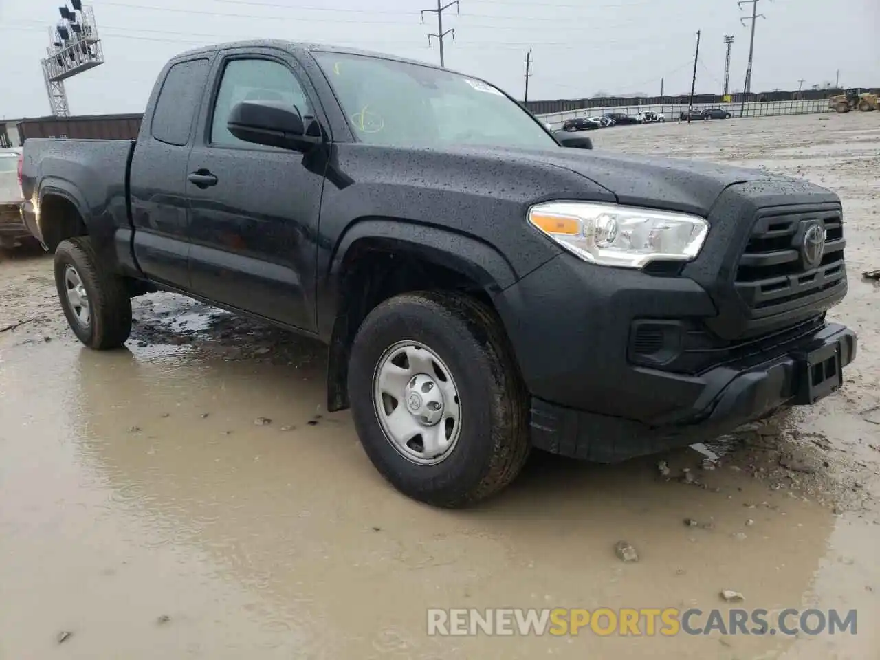 1 Photograph of a damaged car 5TFRX5GN0KX161377 TOYOTA TACOMA 2019