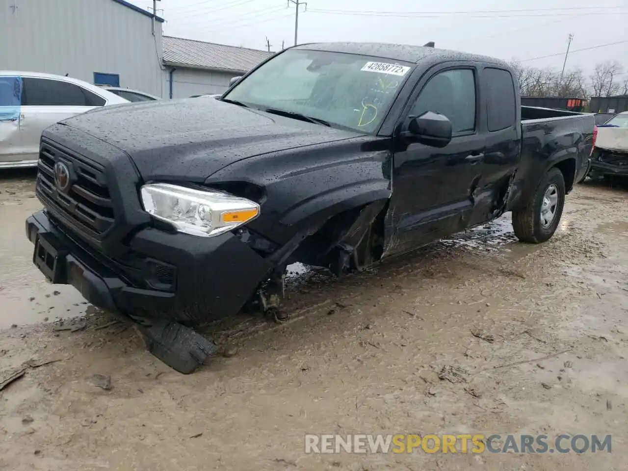 2 Photograph of a damaged car 5TFRX5GN0KX161377 TOYOTA TACOMA 2019