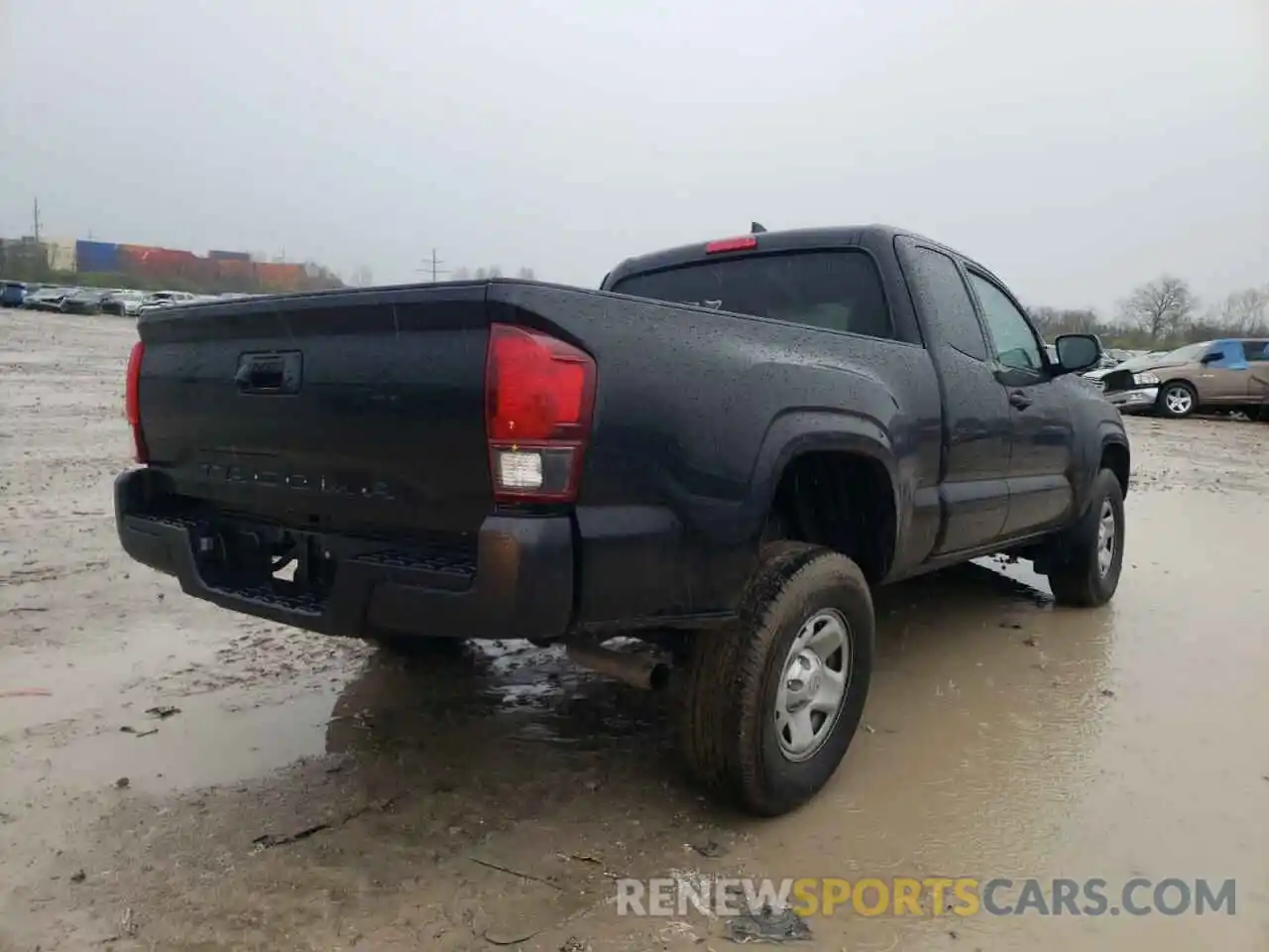 4 Photograph of a damaged car 5TFRX5GN0KX161377 TOYOTA TACOMA 2019