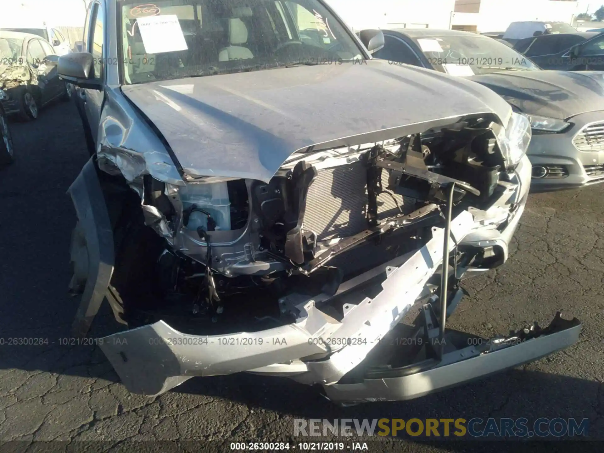 6 Photograph of a damaged car 5TFRX5GN0KX162884 TOYOTA TACOMA 2019