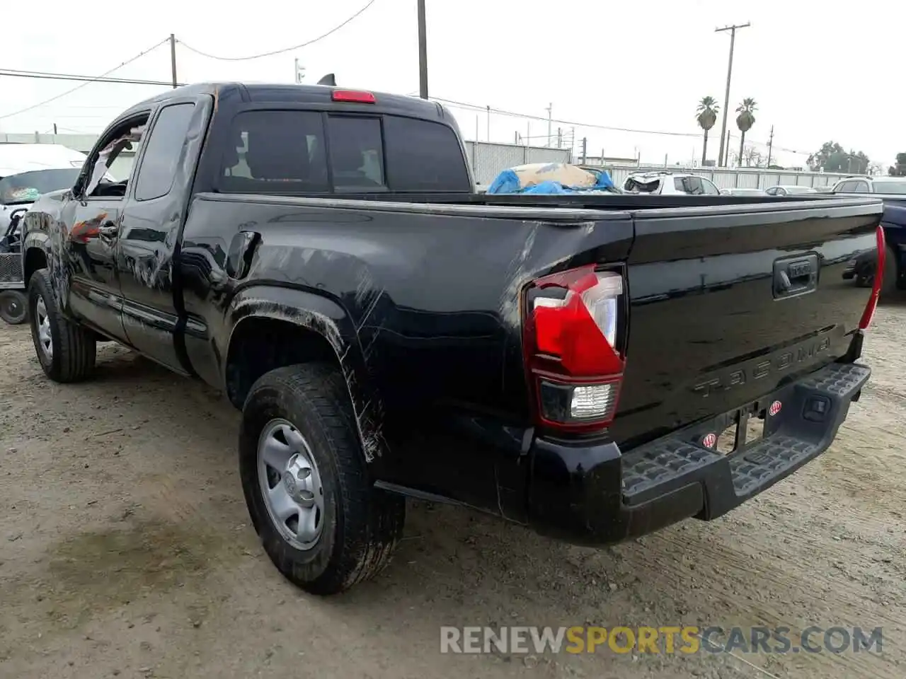 3 Photograph of a damaged car 5TFRX5GN0KX163176 TOYOTA TACOMA 2019