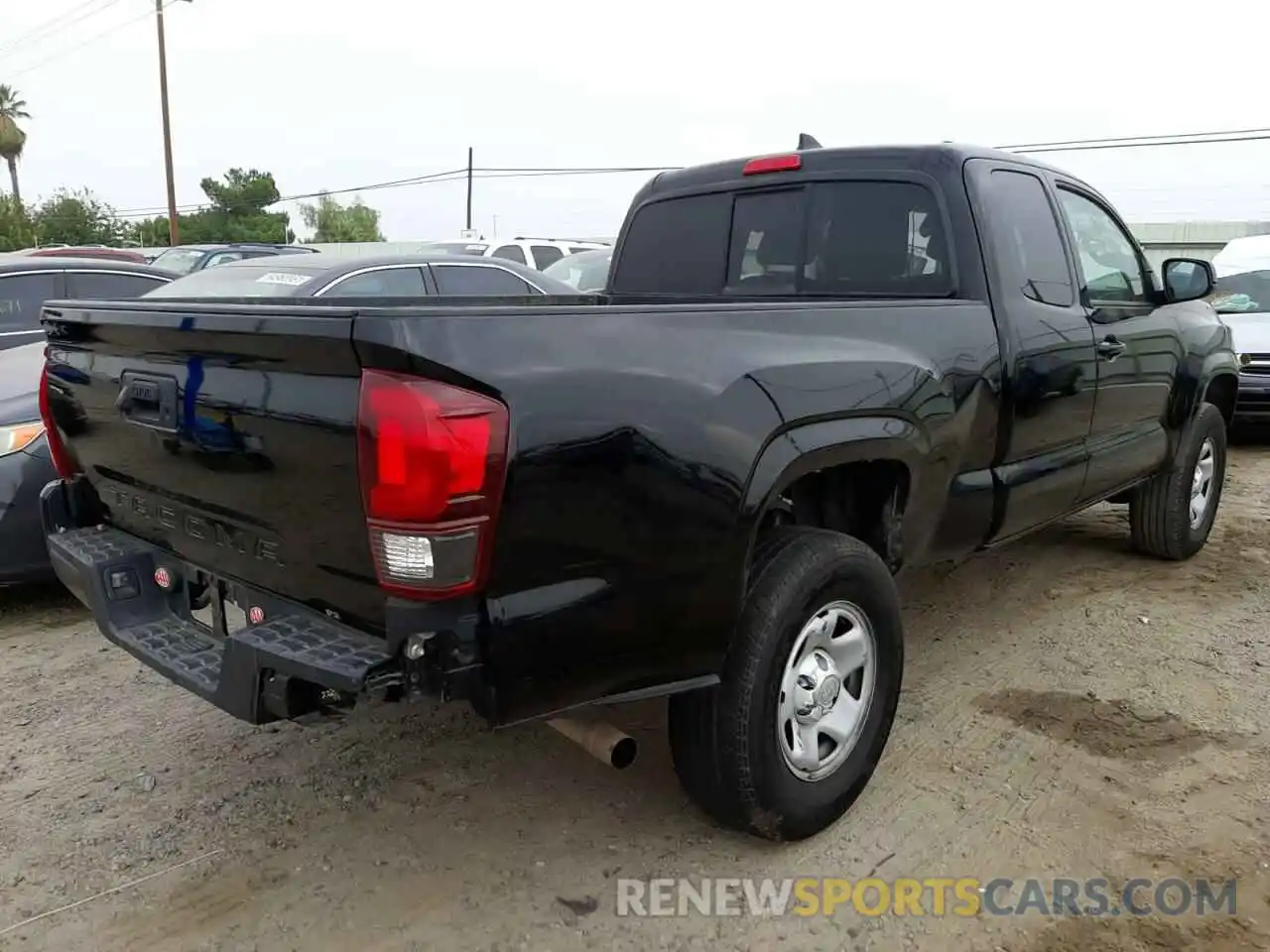 4 Photograph of a damaged car 5TFRX5GN0KX163176 TOYOTA TACOMA 2019