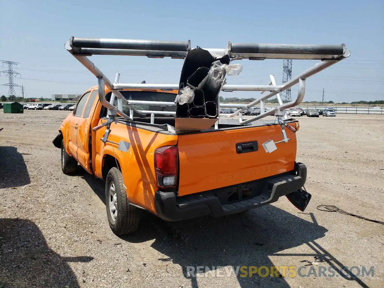 3 Photograph of a damaged car 5TFRX5GN0KX163629 TOYOTA TACOMA 2019