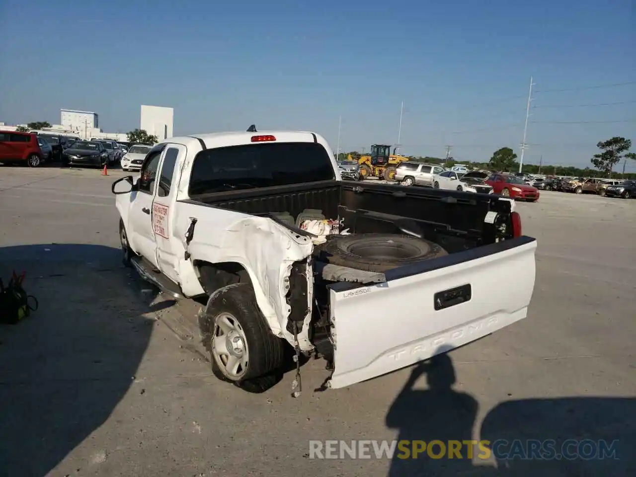 3 Photograph of a damaged car 5TFRX5GN1KX135256 TOYOTA TACOMA 2019