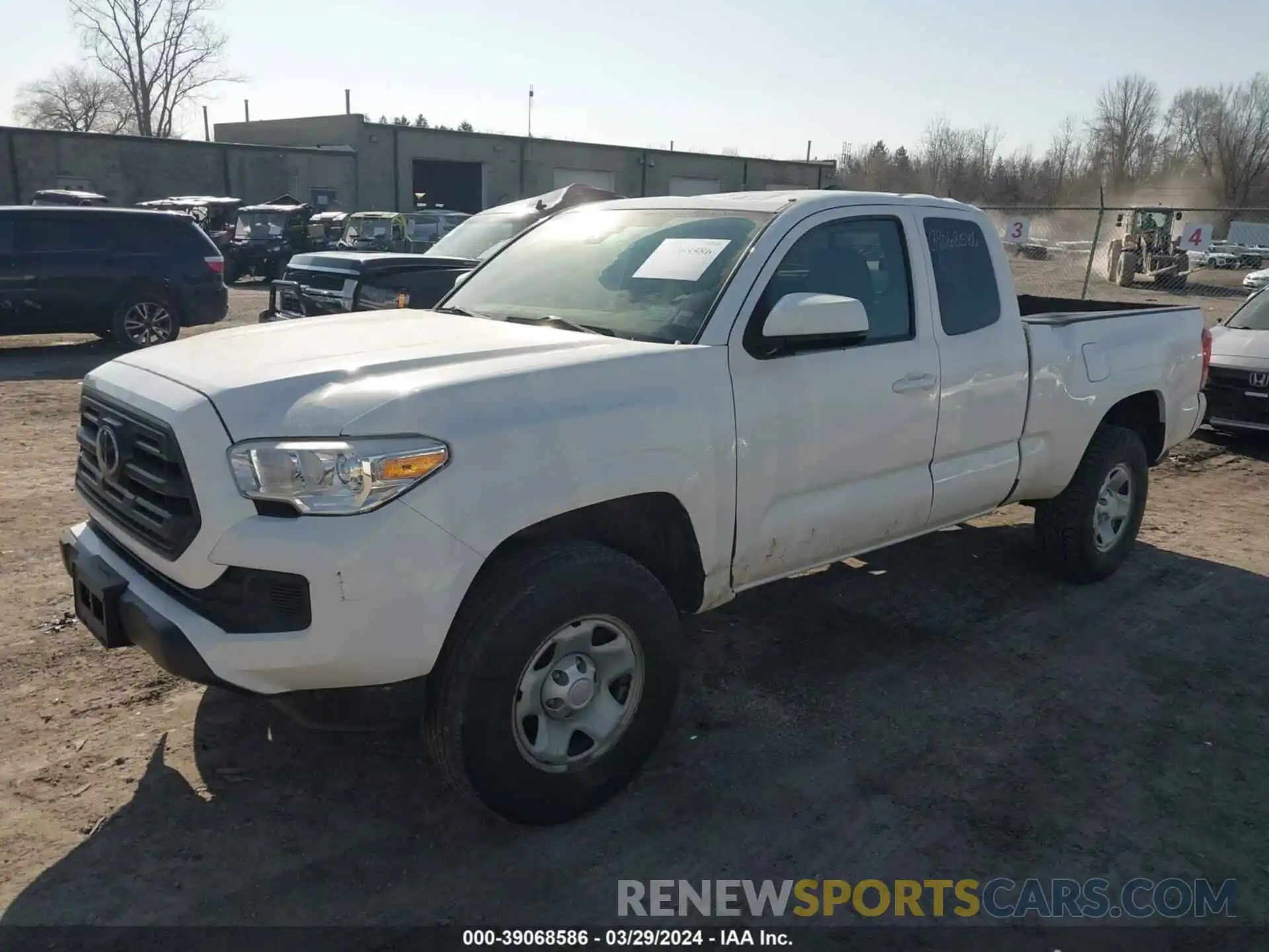 2 Photograph of a damaged car 5TFRX5GN1KX135645 TOYOTA TACOMA 2019