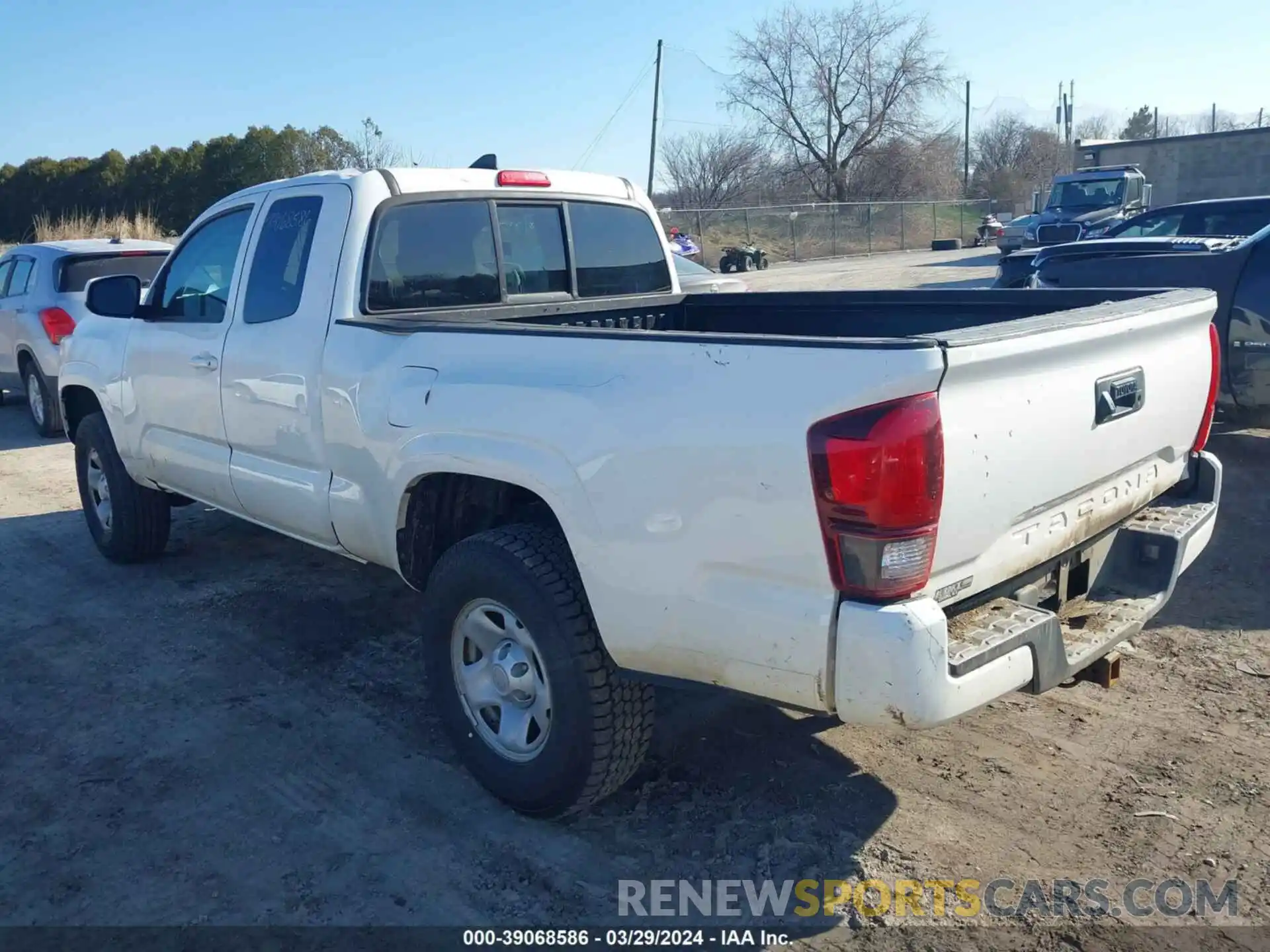 3 Photograph of a damaged car 5TFRX5GN1KX135645 TOYOTA TACOMA 2019