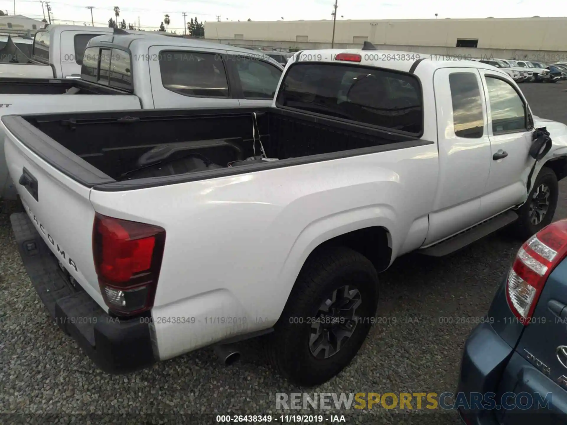 2 Photograph of a damaged car 5TFRX5GN1KX138254 TOYOTA TACOMA 2019