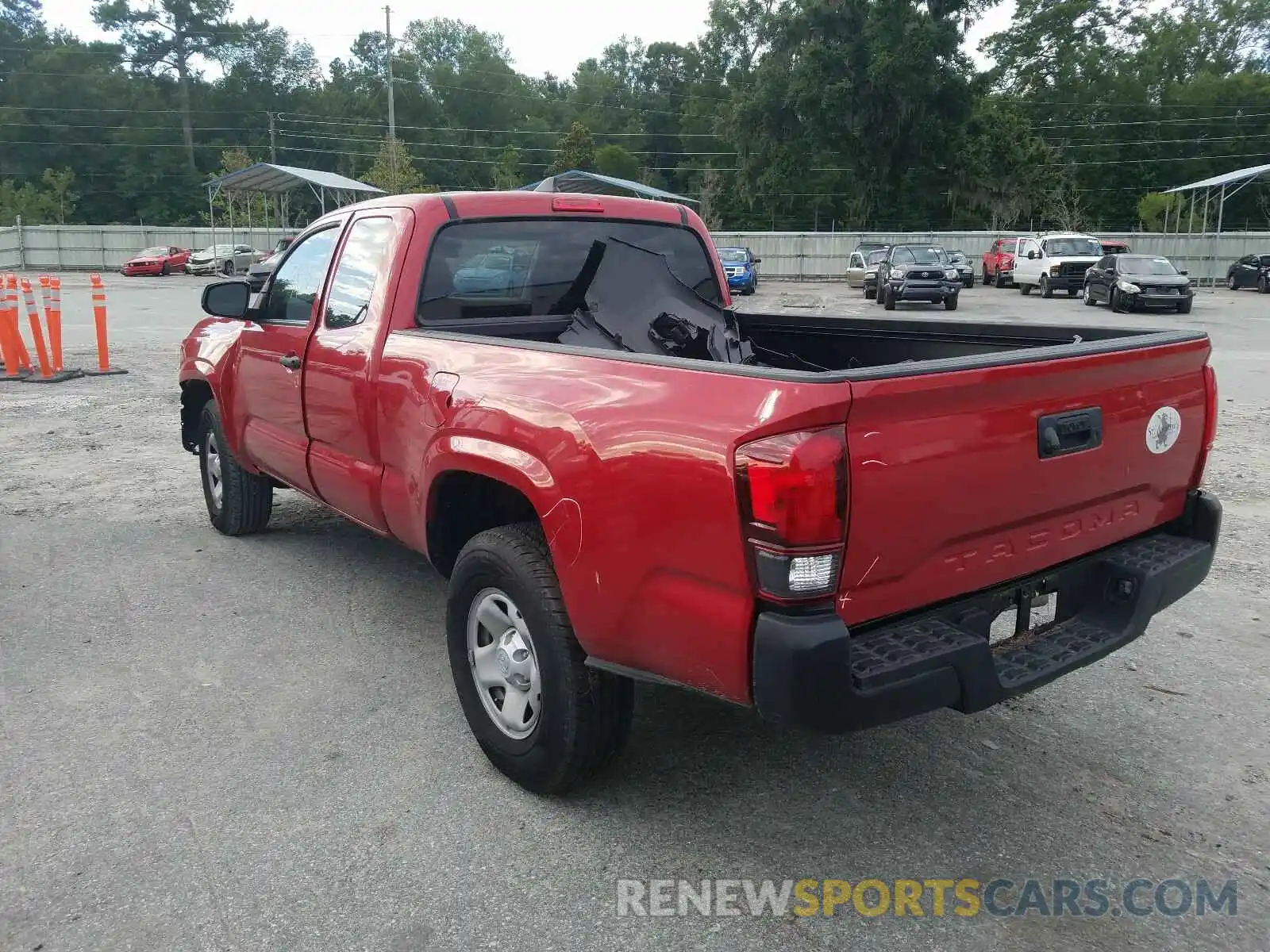 3 Photograph of a damaged car 5TFRX5GN1KX140313 TOYOTA TACOMA 2019