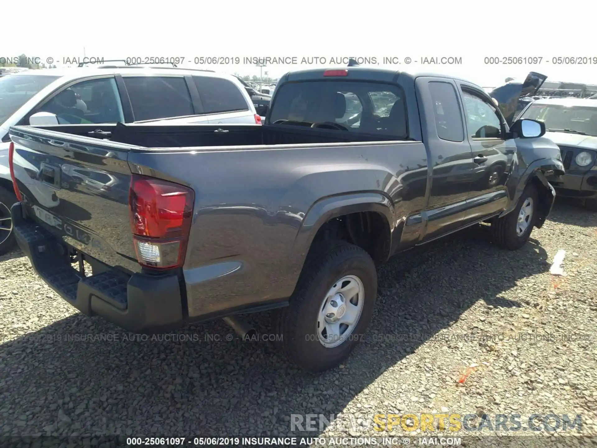 4 Photograph of a damaged car 5TFRX5GN1KX142675 TOYOTA TACOMA 2019