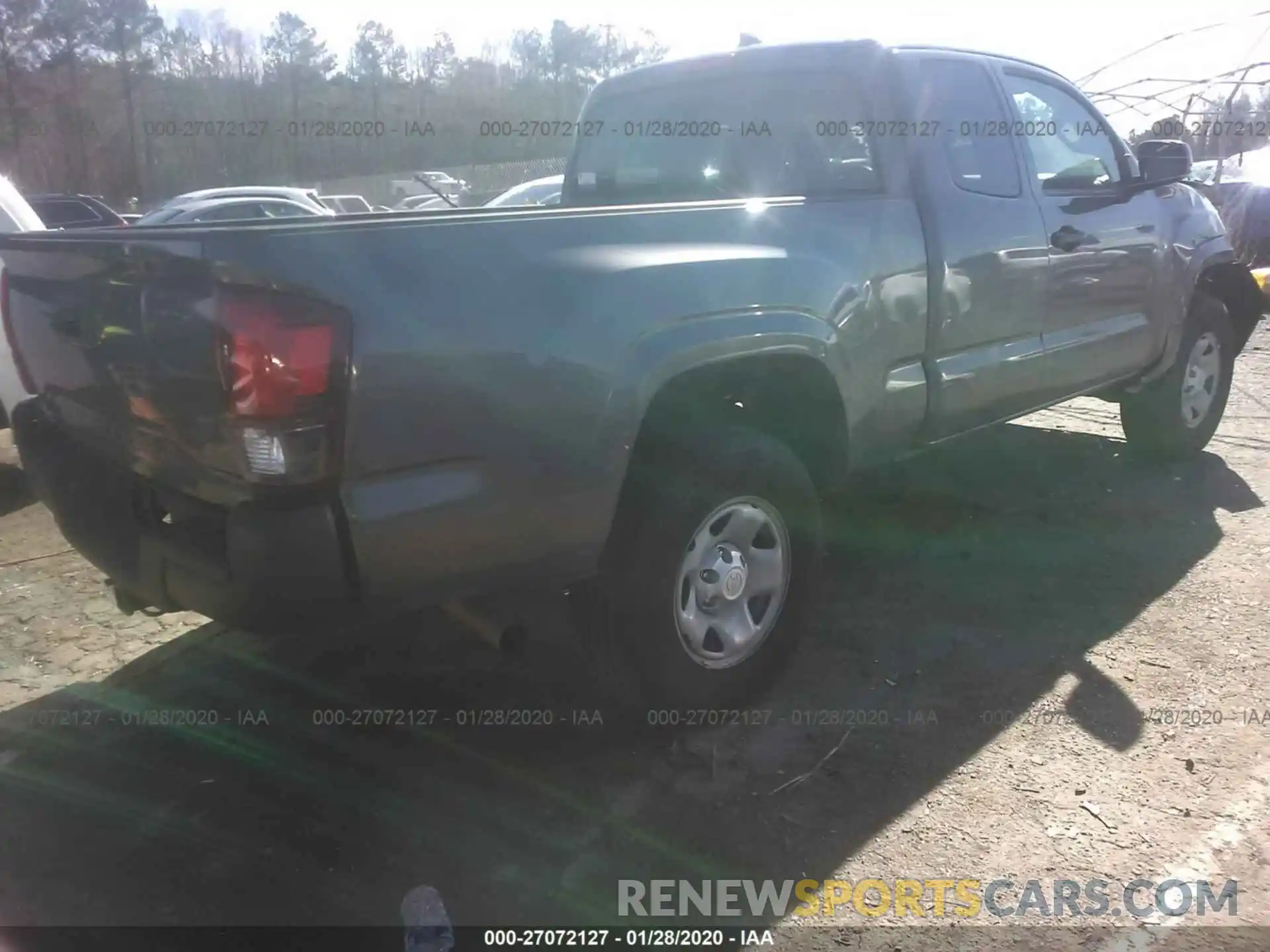 4 Photograph of a damaged car 5TFRX5GN1KX144409 TOYOTA TACOMA 2019