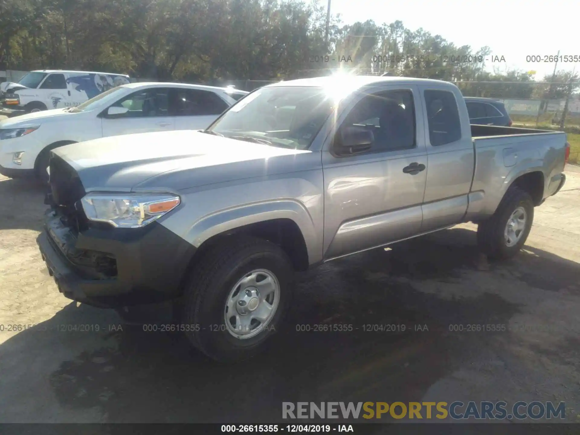 2 Photograph of a damaged car 5TFRX5GN1KX144412 TOYOTA TACOMA 2019