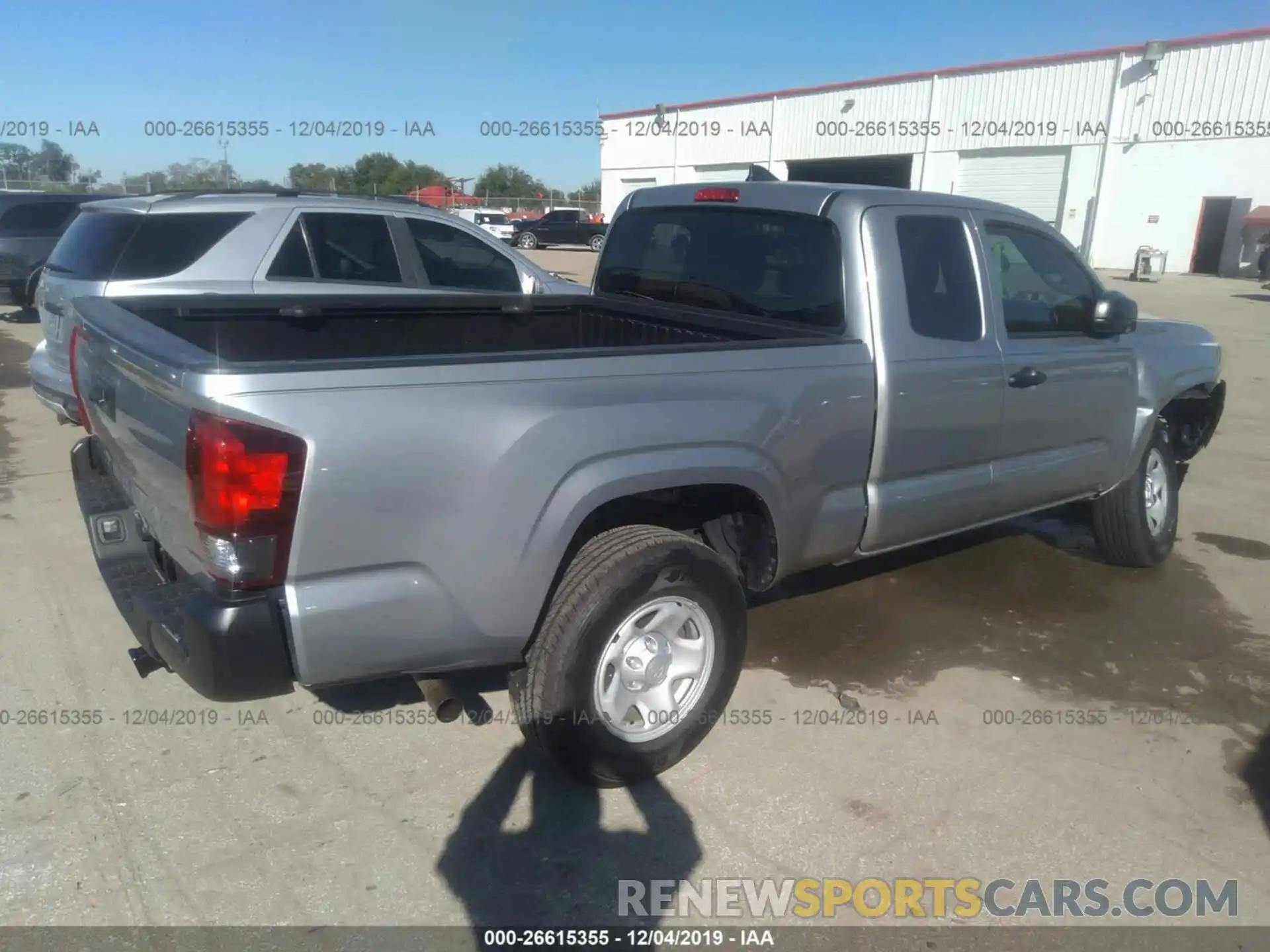 4 Photograph of a damaged car 5TFRX5GN1KX144412 TOYOTA TACOMA 2019