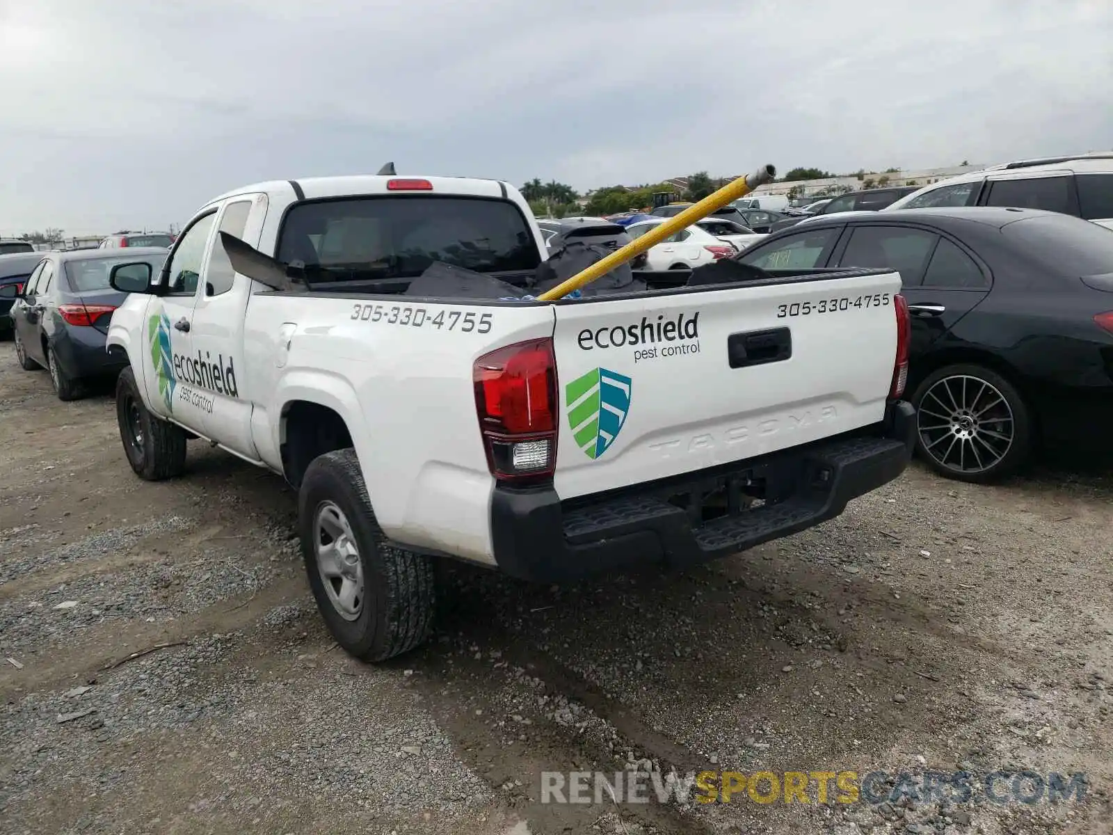 3 Photograph of a damaged car 5TFRX5GN1KX145236 TOYOTA TACOMA 2019