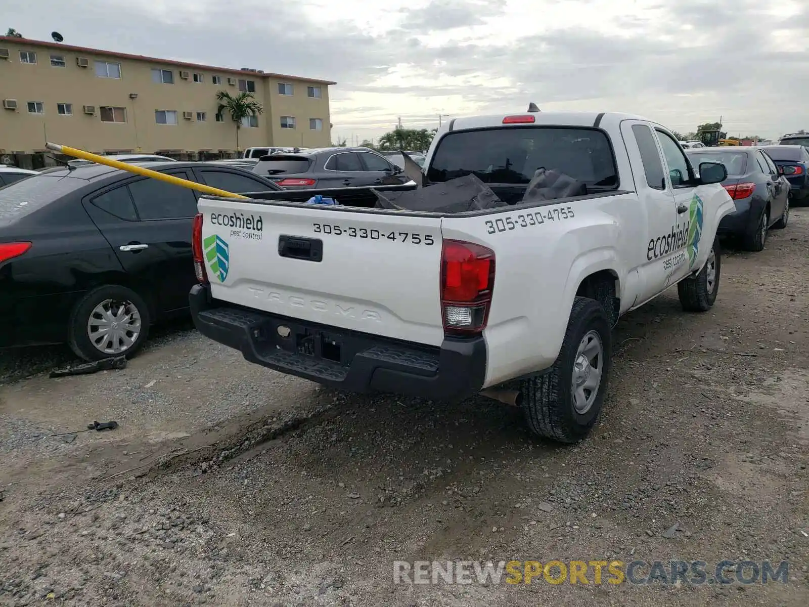 4 Photograph of a damaged car 5TFRX5GN1KX145236 TOYOTA TACOMA 2019