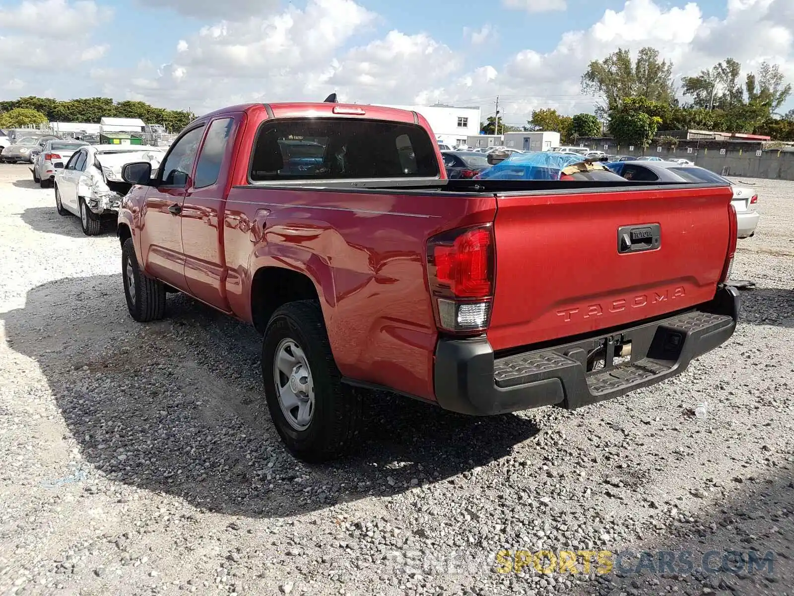 3 Photograph of a damaged car 5TFRX5GN1KX147407 TOYOTA TACOMA 2019