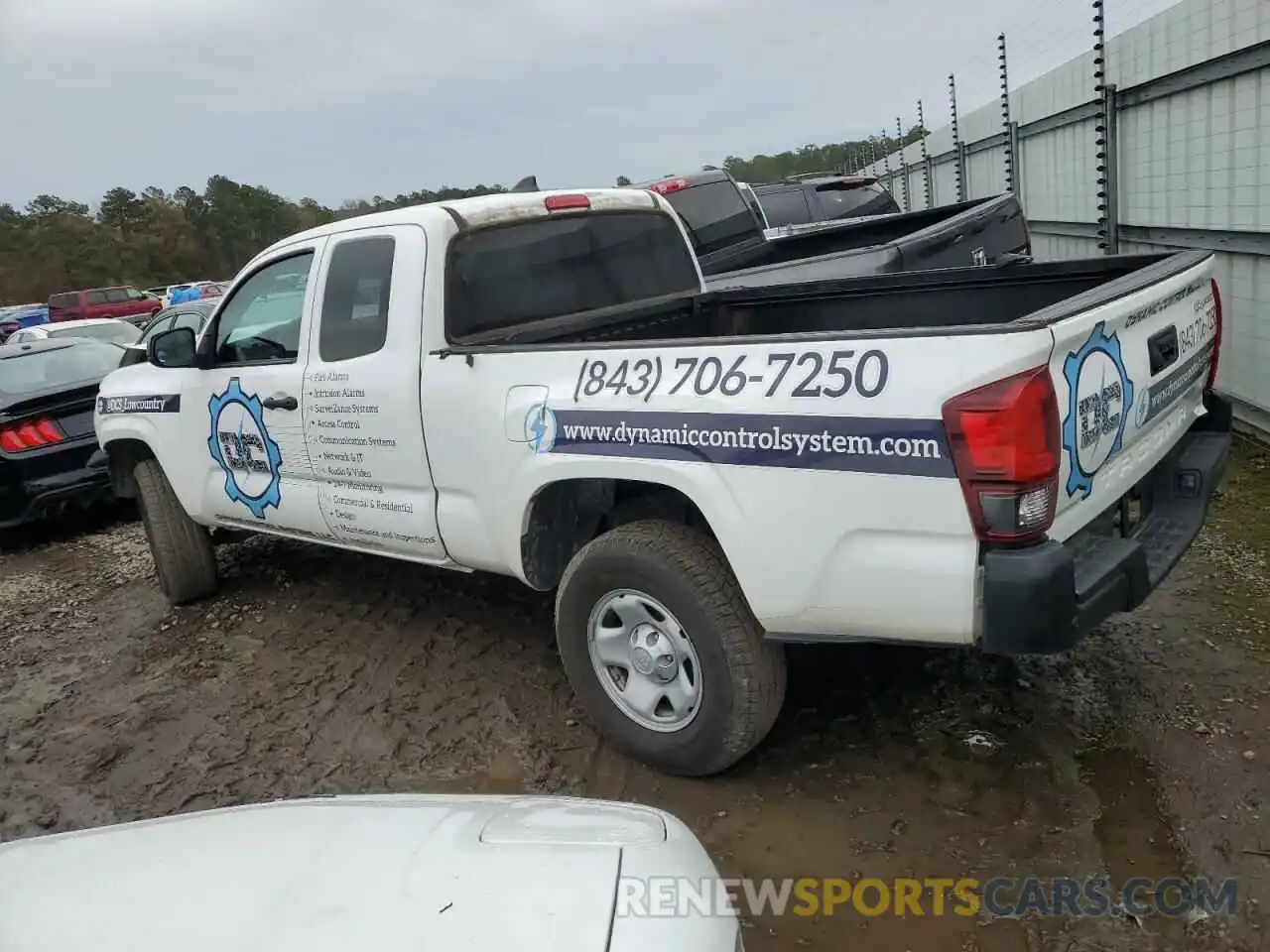 2 Photograph of a damaged car 5TFRX5GN1KX147522 TOYOTA TACOMA 2019