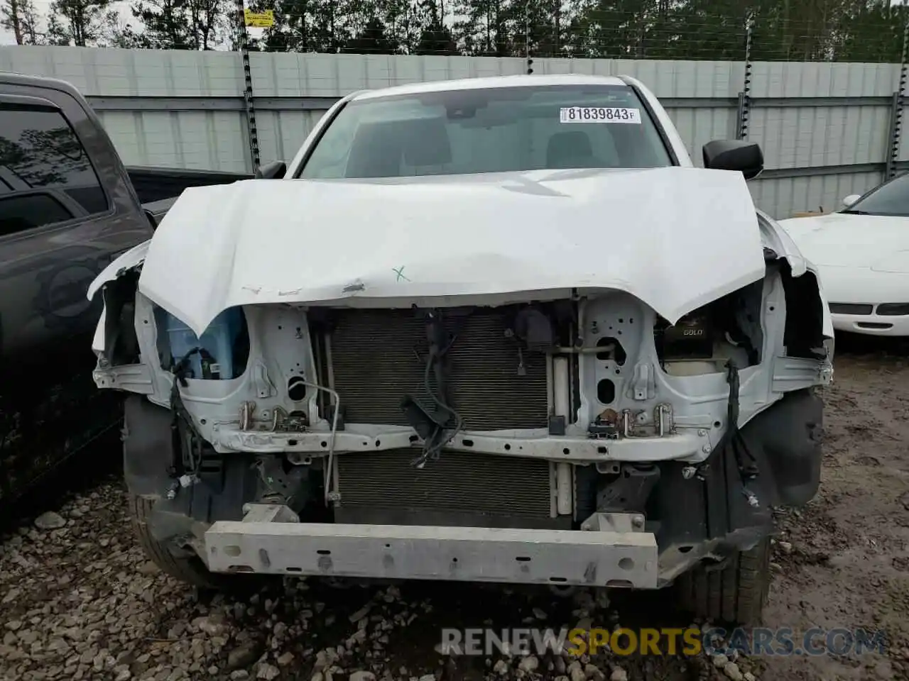 5 Photograph of a damaged car 5TFRX5GN1KX147522 TOYOTA TACOMA 2019