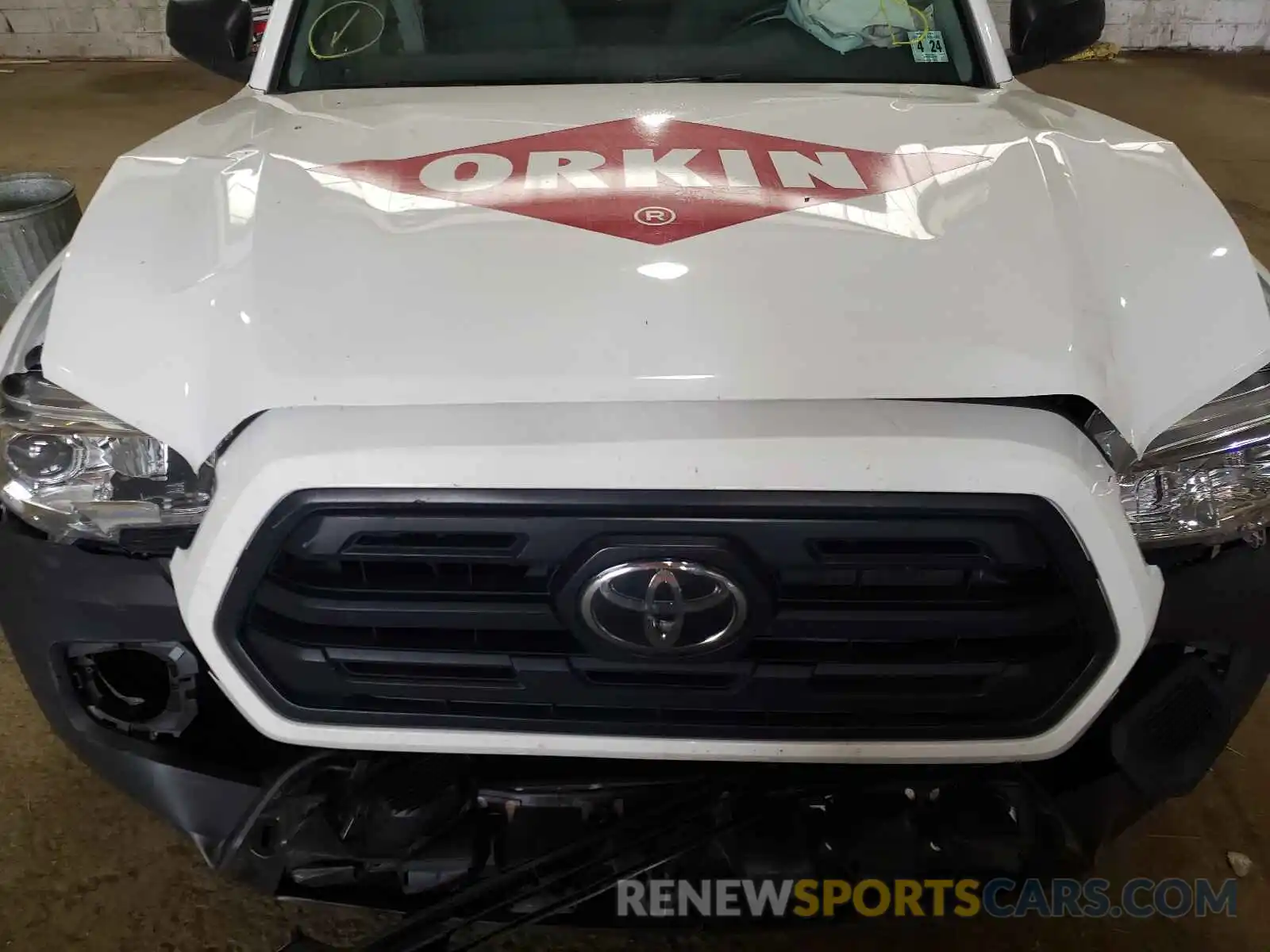 7 Photograph of a damaged car 5TFRX5GN1KX148041 TOYOTA TACOMA 2019