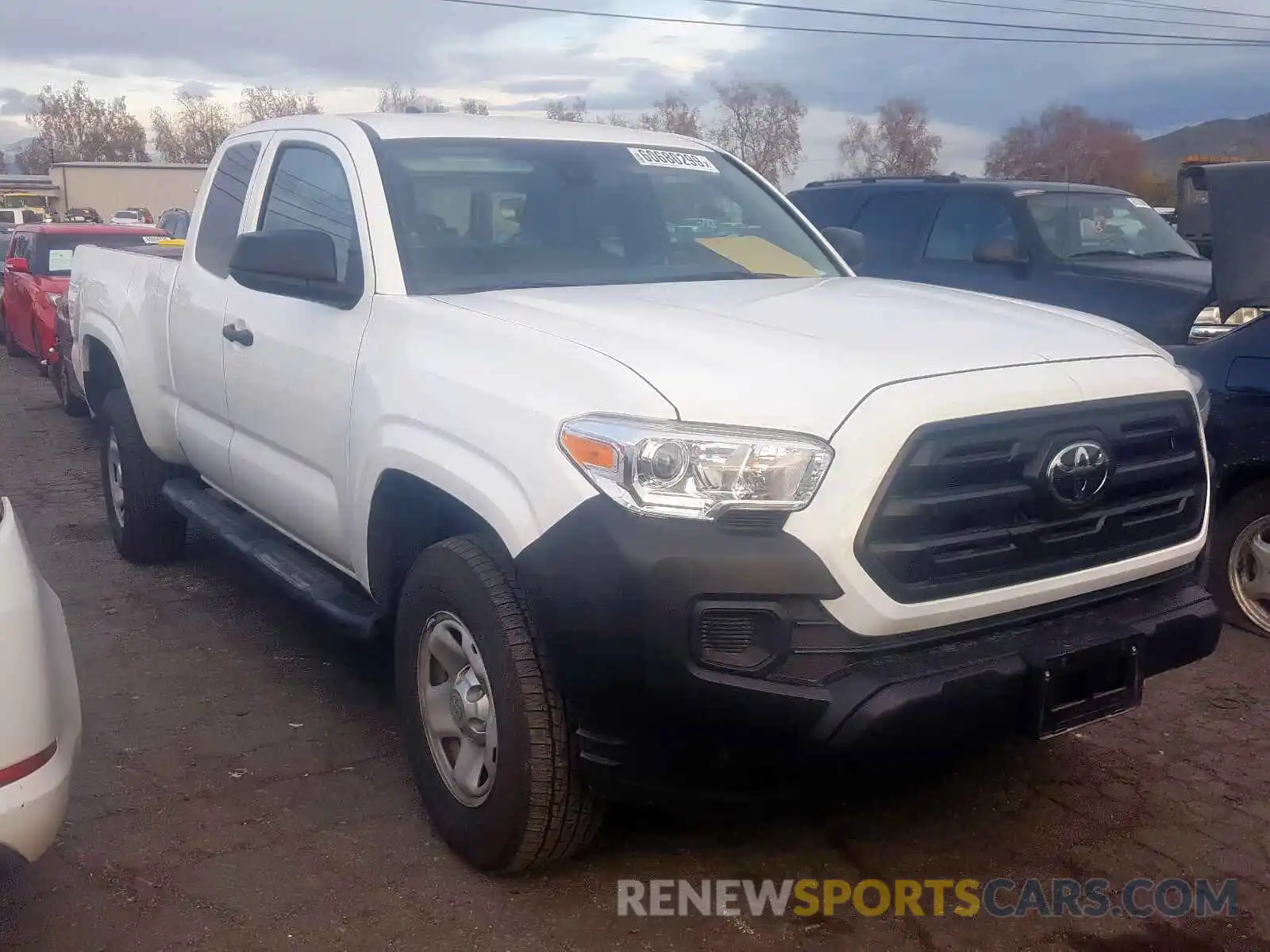 1 Photograph of a damaged car 5TFRX5GN1KX151702 TOYOTA TACOMA 2019