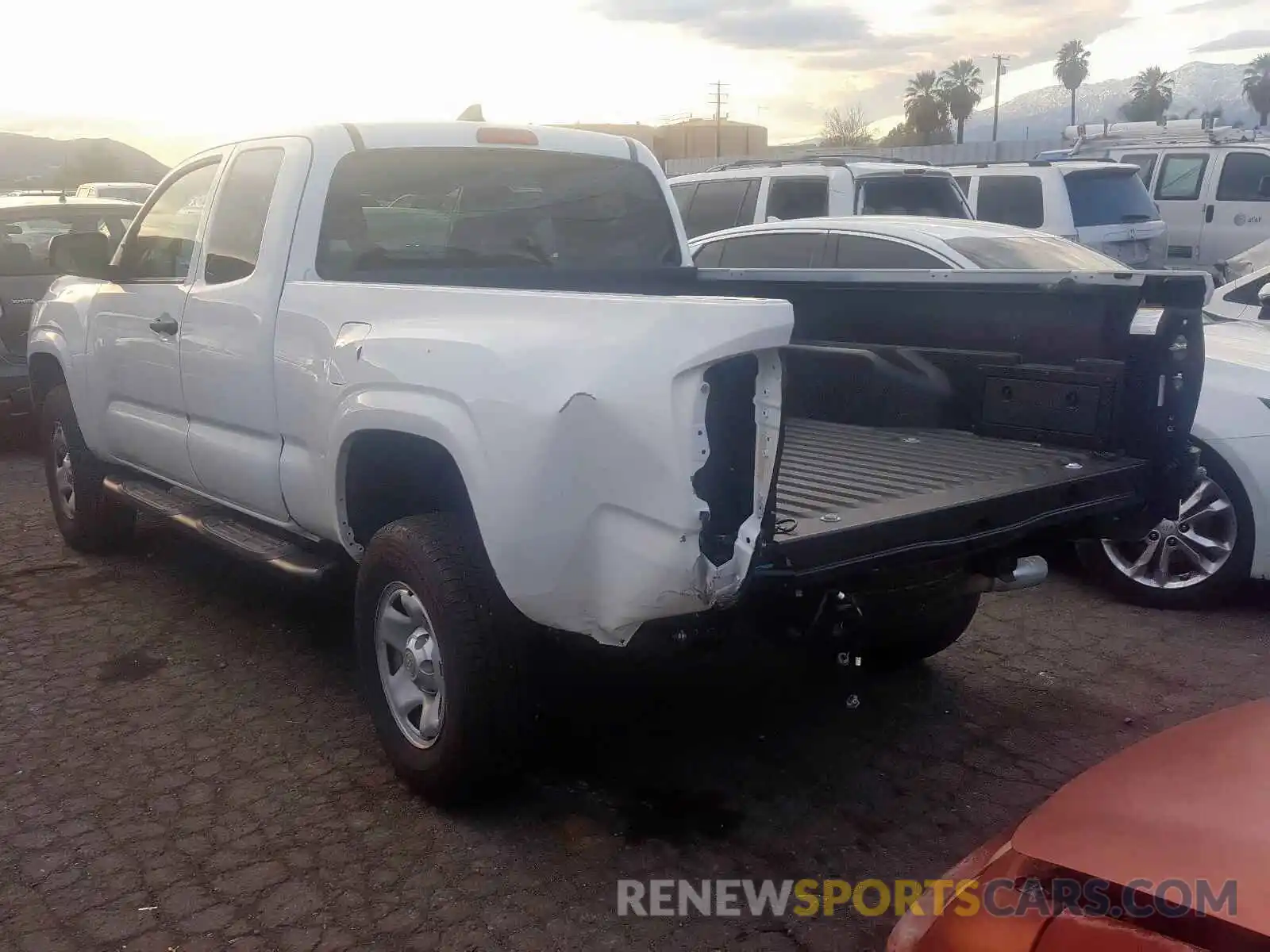 3 Photograph of a damaged car 5TFRX5GN1KX151702 TOYOTA TACOMA 2019