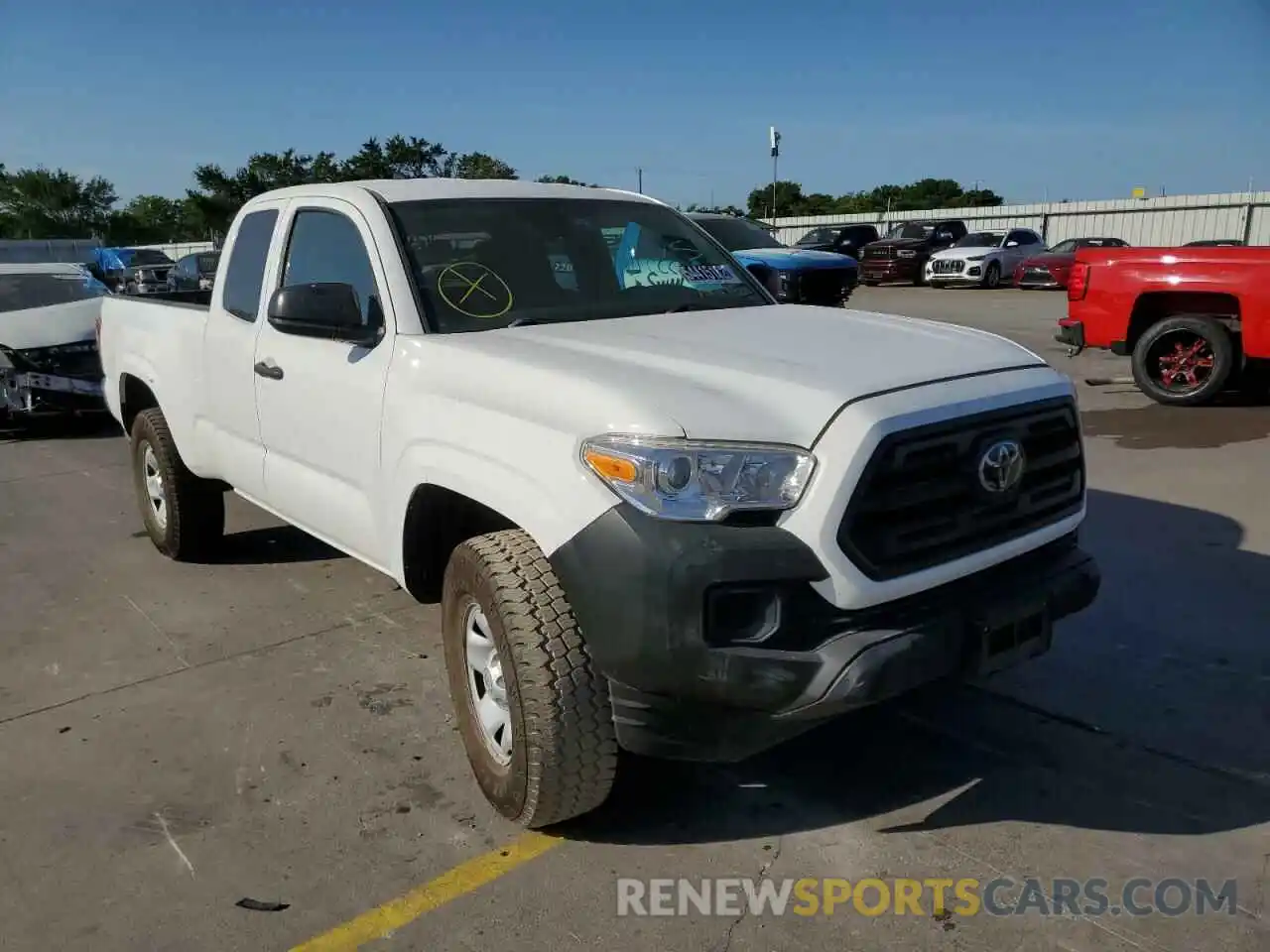 1 Photograph of a damaged car 5TFRX5GN1KX151845 TOYOTA TACOMA 2019