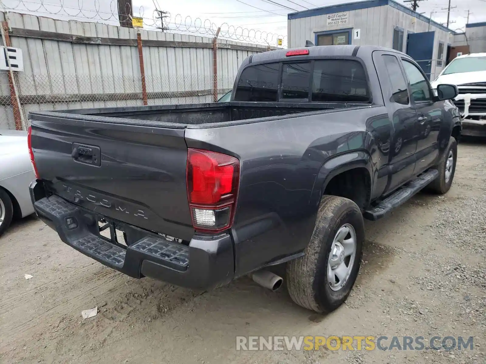 4 Photograph of a damaged car 5TFRX5GN1KX151991 TOYOTA TACOMA 2019