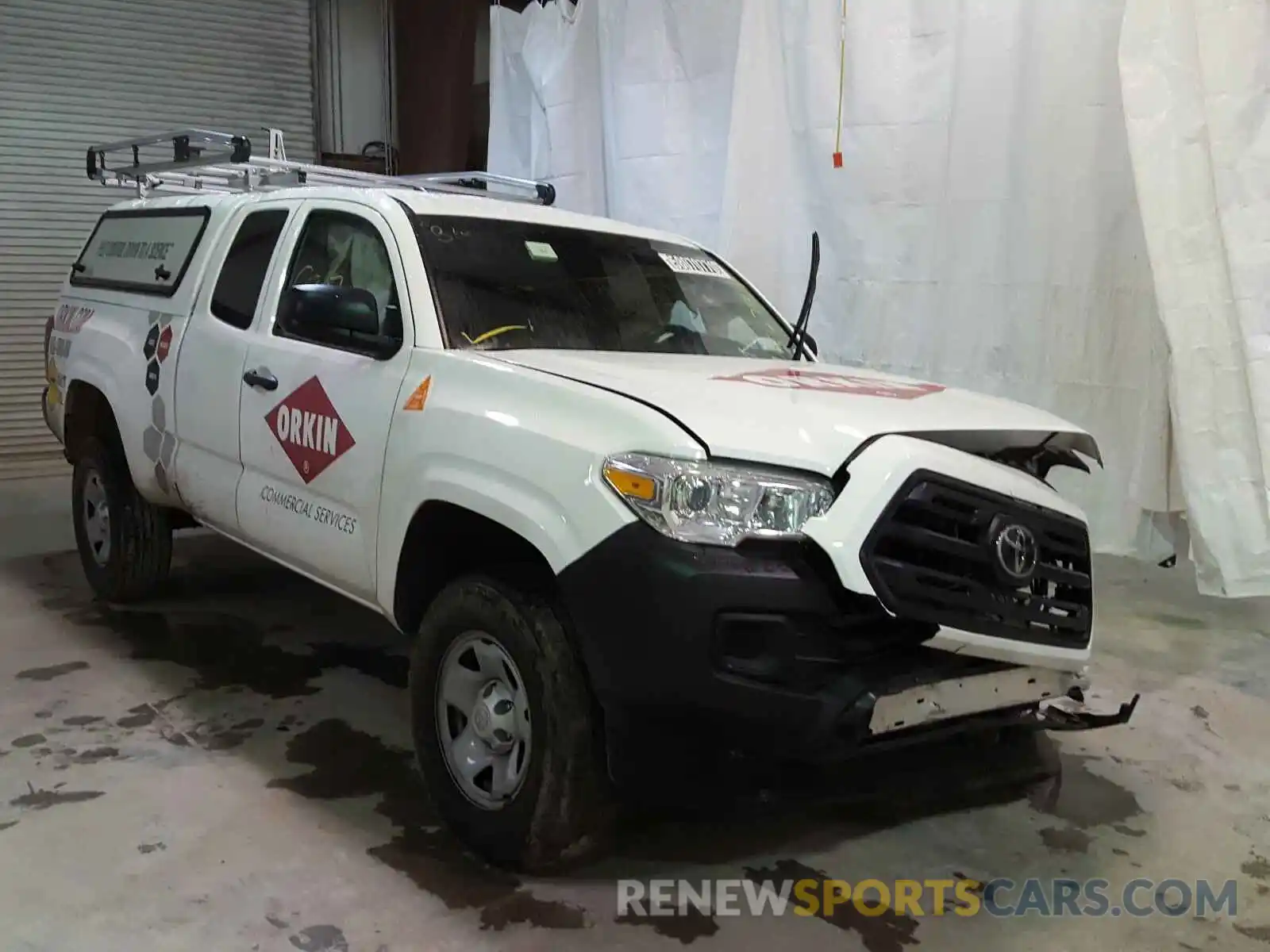 1 Photograph of a damaged car 5TFRX5GN1KX153269 TOYOTA TACOMA 2019