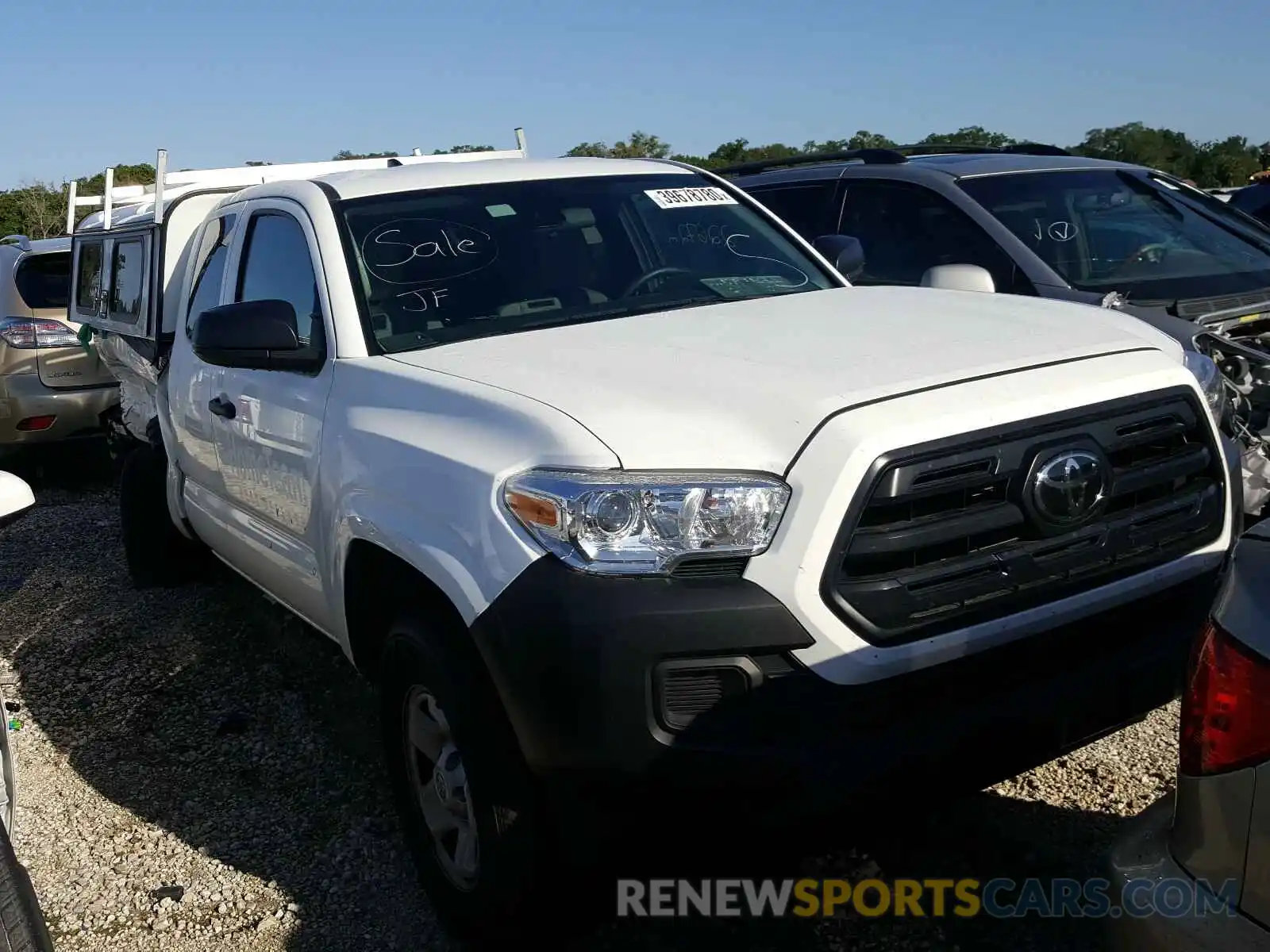 1 Photograph of a damaged car 5TFRX5GN1KX155748 TOYOTA TACOMA 2019