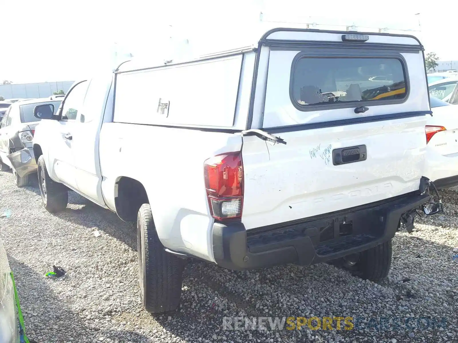 3 Photograph of a damaged car 5TFRX5GN1KX155748 TOYOTA TACOMA 2019