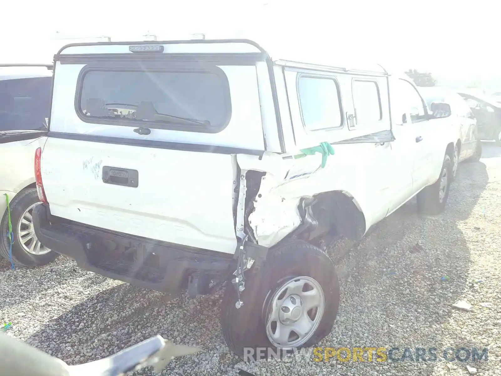 4 Photograph of a damaged car 5TFRX5GN1KX155748 TOYOTA TACOMA 2019