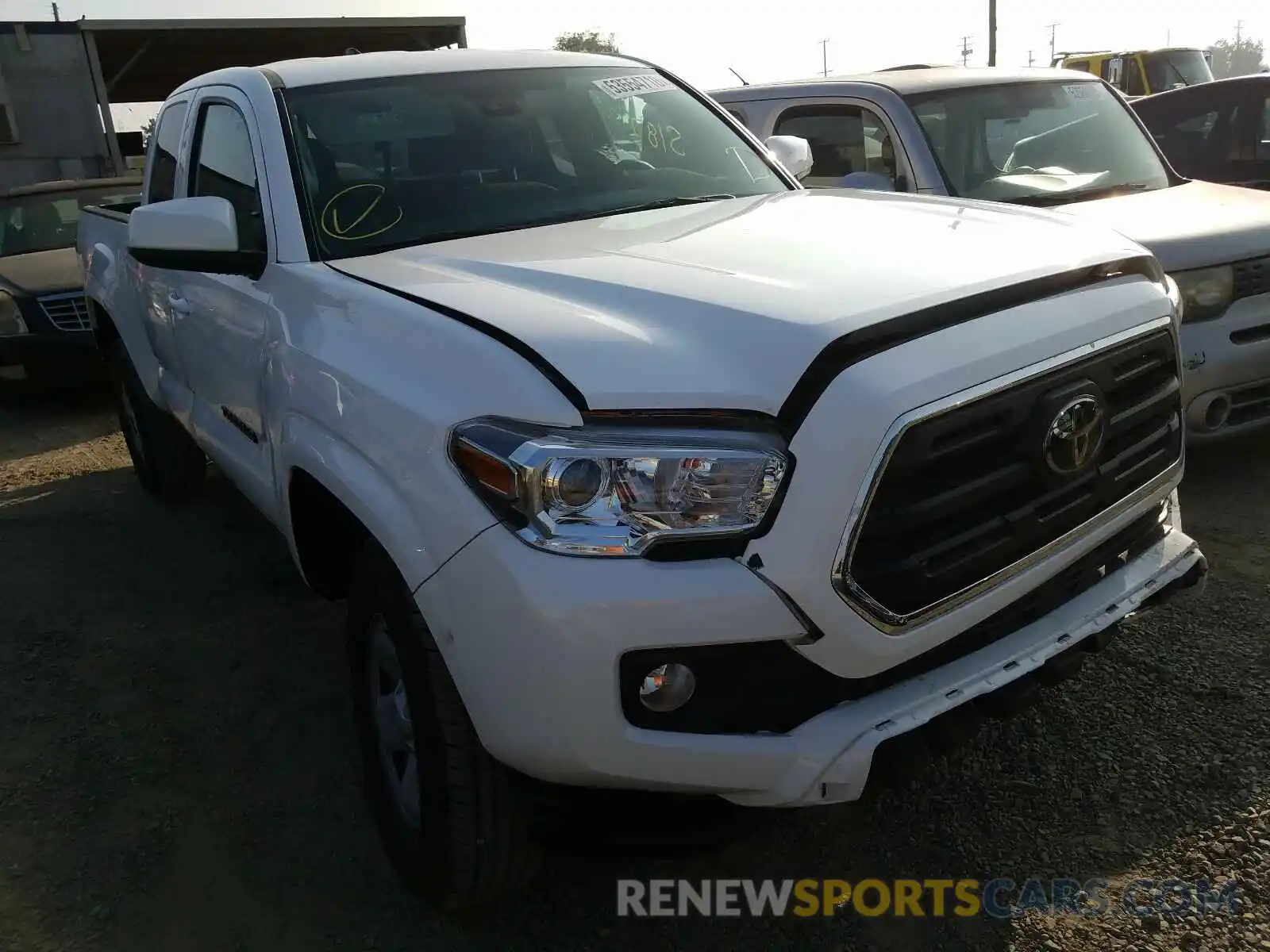 1 Photograph of a damaged car 5TFRX5GN1KX156012 TOYOTA TACOMA 2019