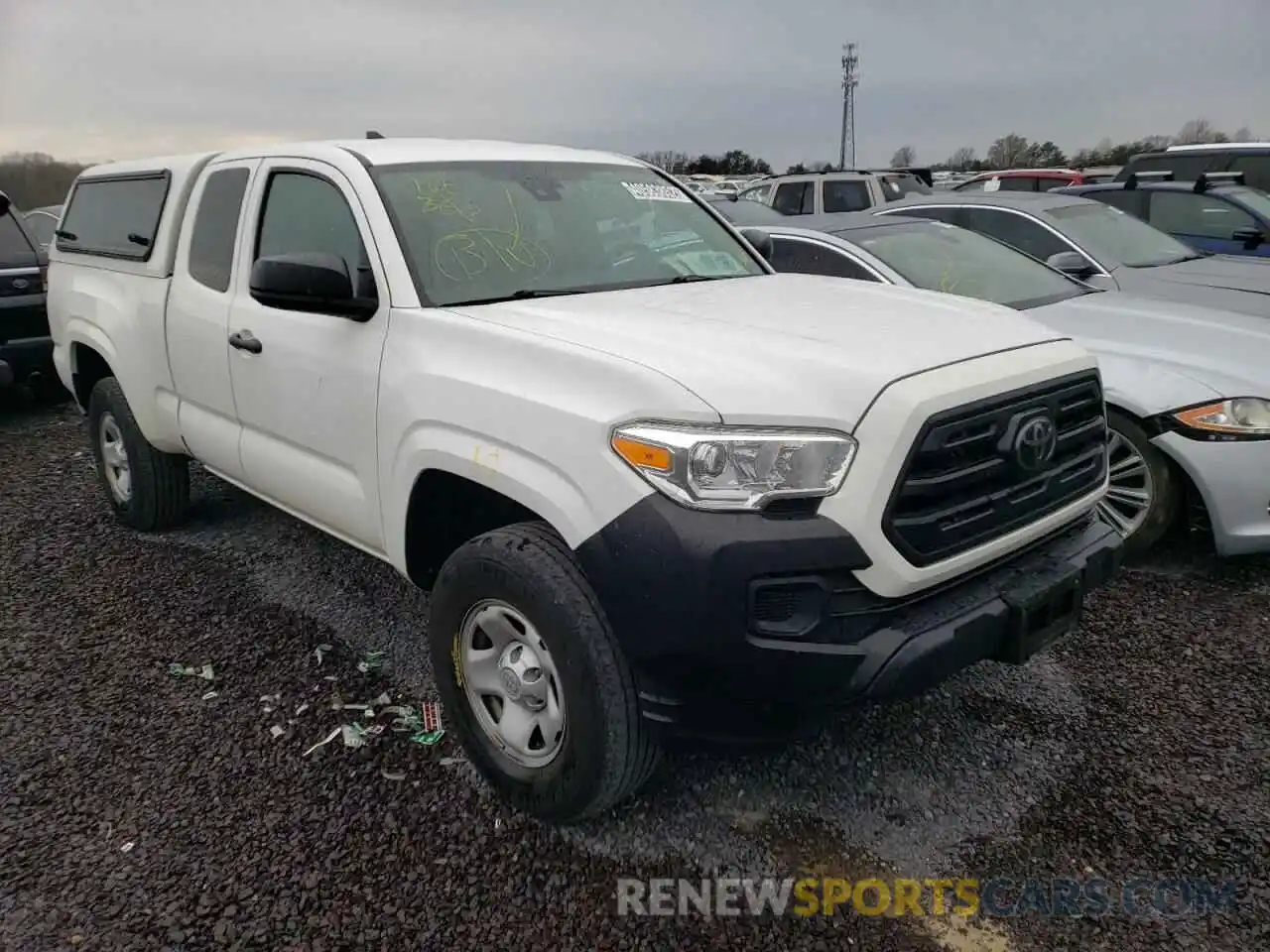 1 Photograph of a damaged car 5TFRX5GN1KX157483 TOYOTA TACOMA 2019