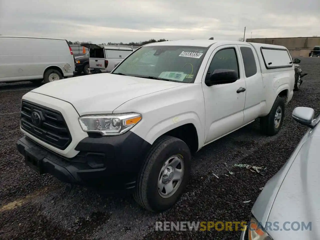 2 Photograph of a damaged car 5TFRX5GN1KX157483 TOYOTA TACOMA 2019