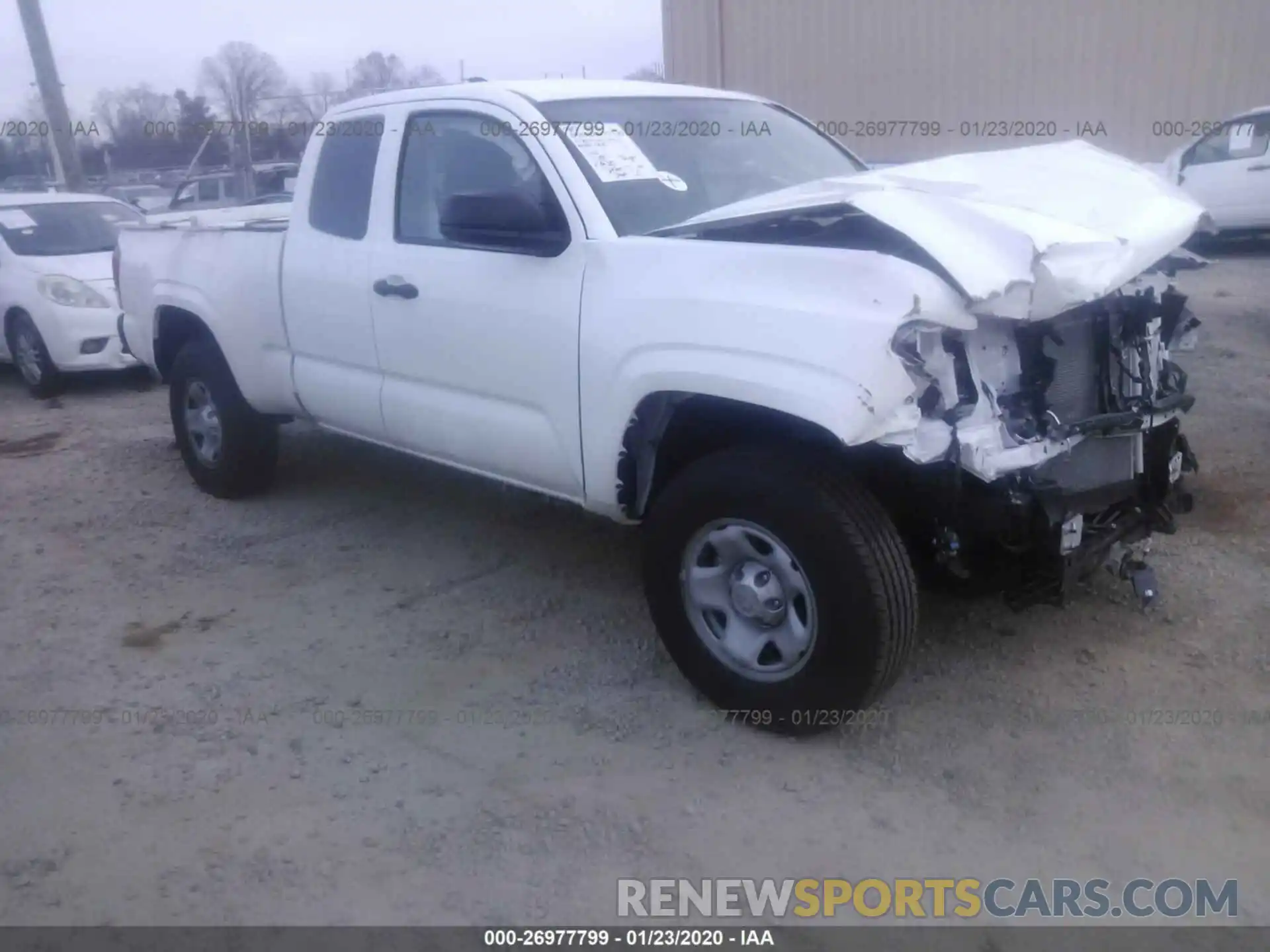 1 Photograph of a damaged car 5TFRX5GN1KX159055 TOYOTA TACOMA 2019