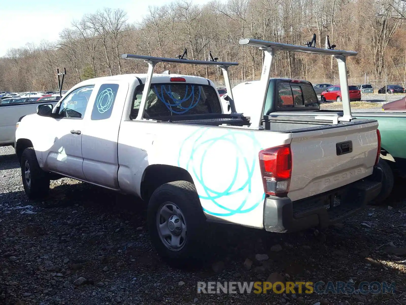 3 Photograph of a damaged car 5TFRX5GN1KX162456 TOYOTA TACOMA 2019